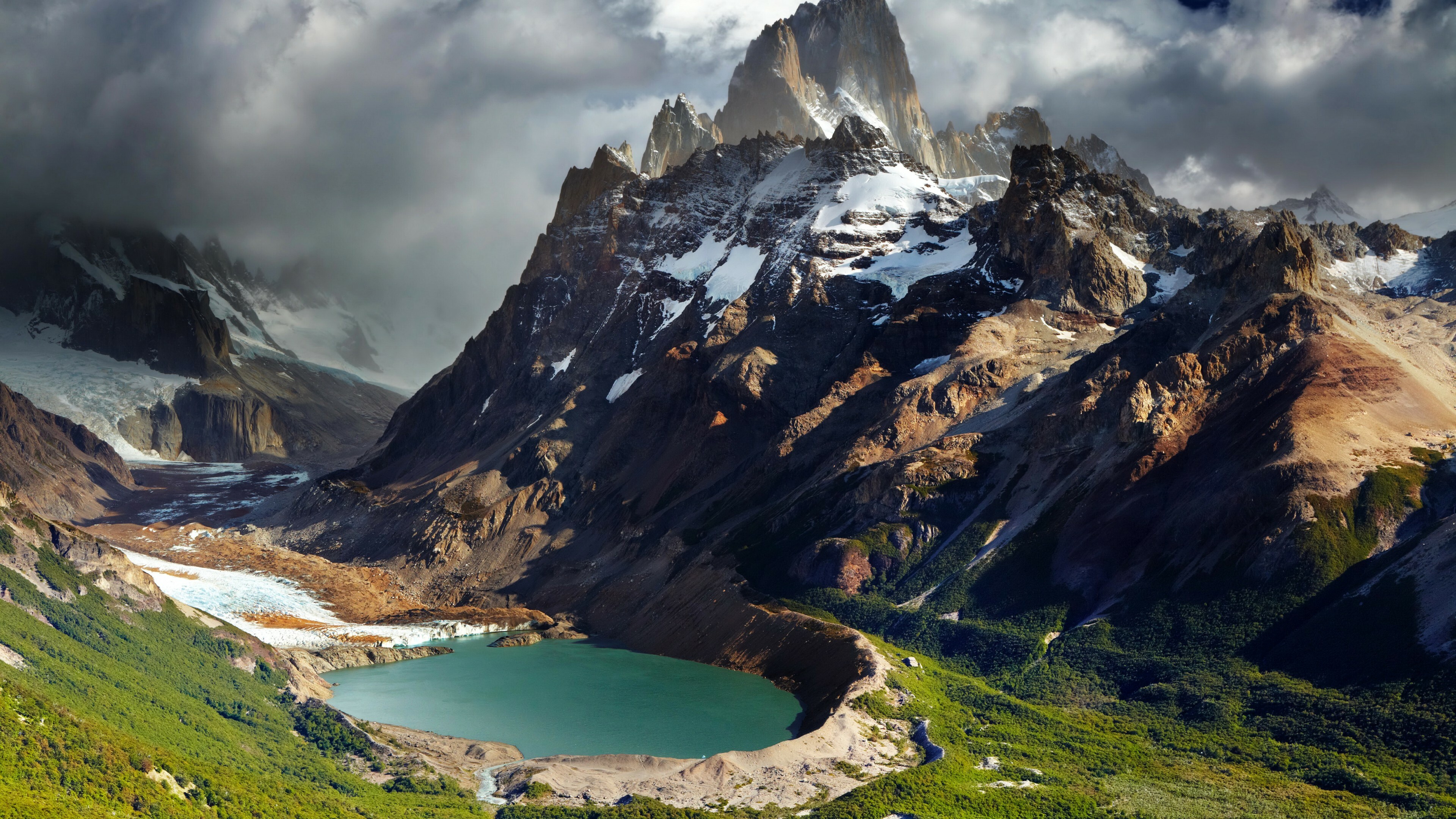 Patagonia, Mountains Wallpaper, 3840x2160 4K Desktop