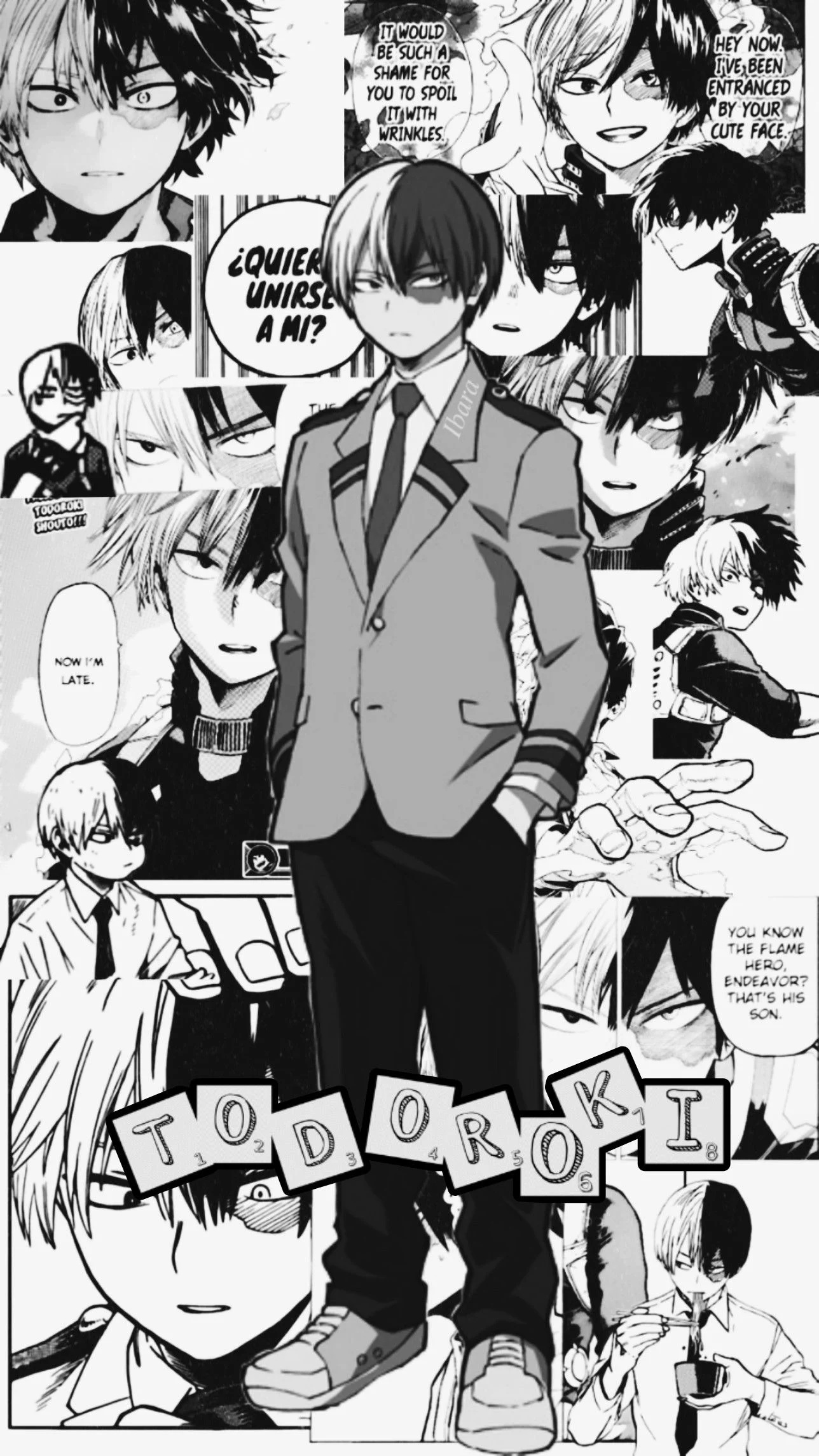 Todoroki manga, Complex character development, Fiery powers, Emotional arcs, 1290x2290 HD Phone