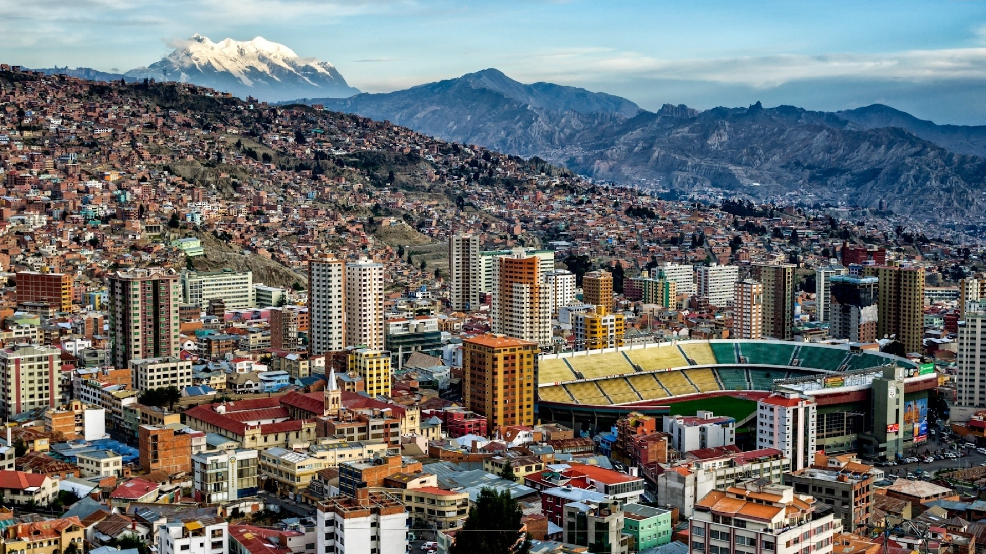 La Paz town Bolivia, Full HD wallpapers, 1920x1080 Full HD Desktop