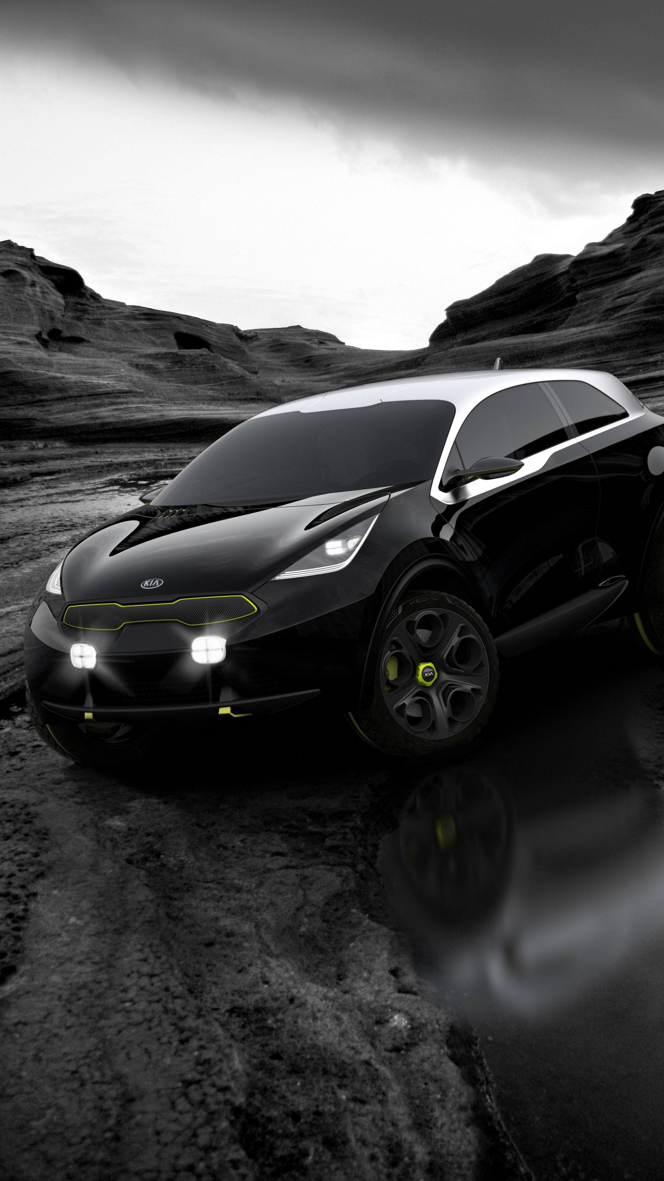 KX–3 Concept, Kia Niro Wallpaper, 2160x3840 4K Phone