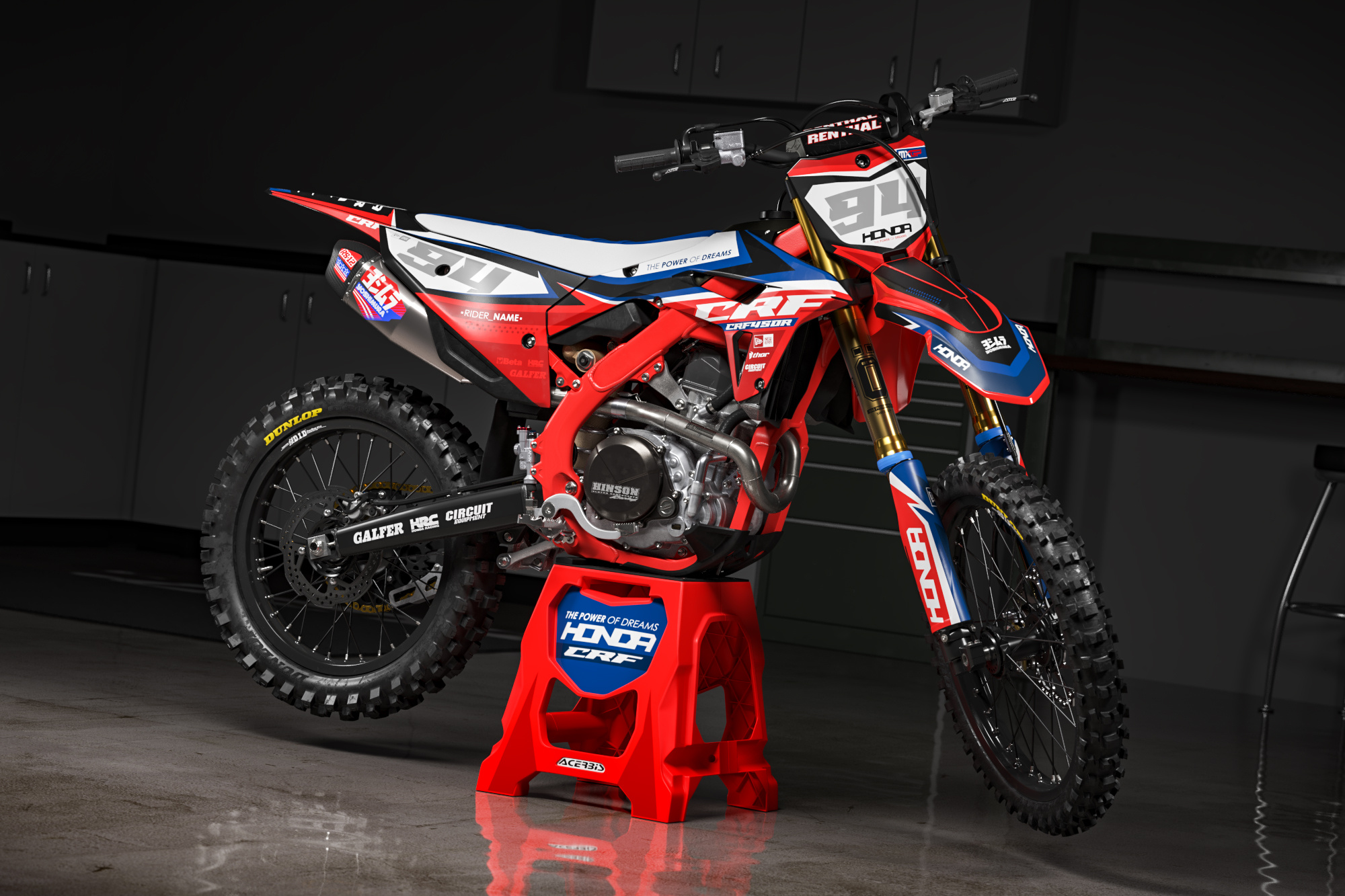 Honda CRF450R, High-performance motocross, Cutting-edge design, Smooth handling, 2000x1340 HD Desktop