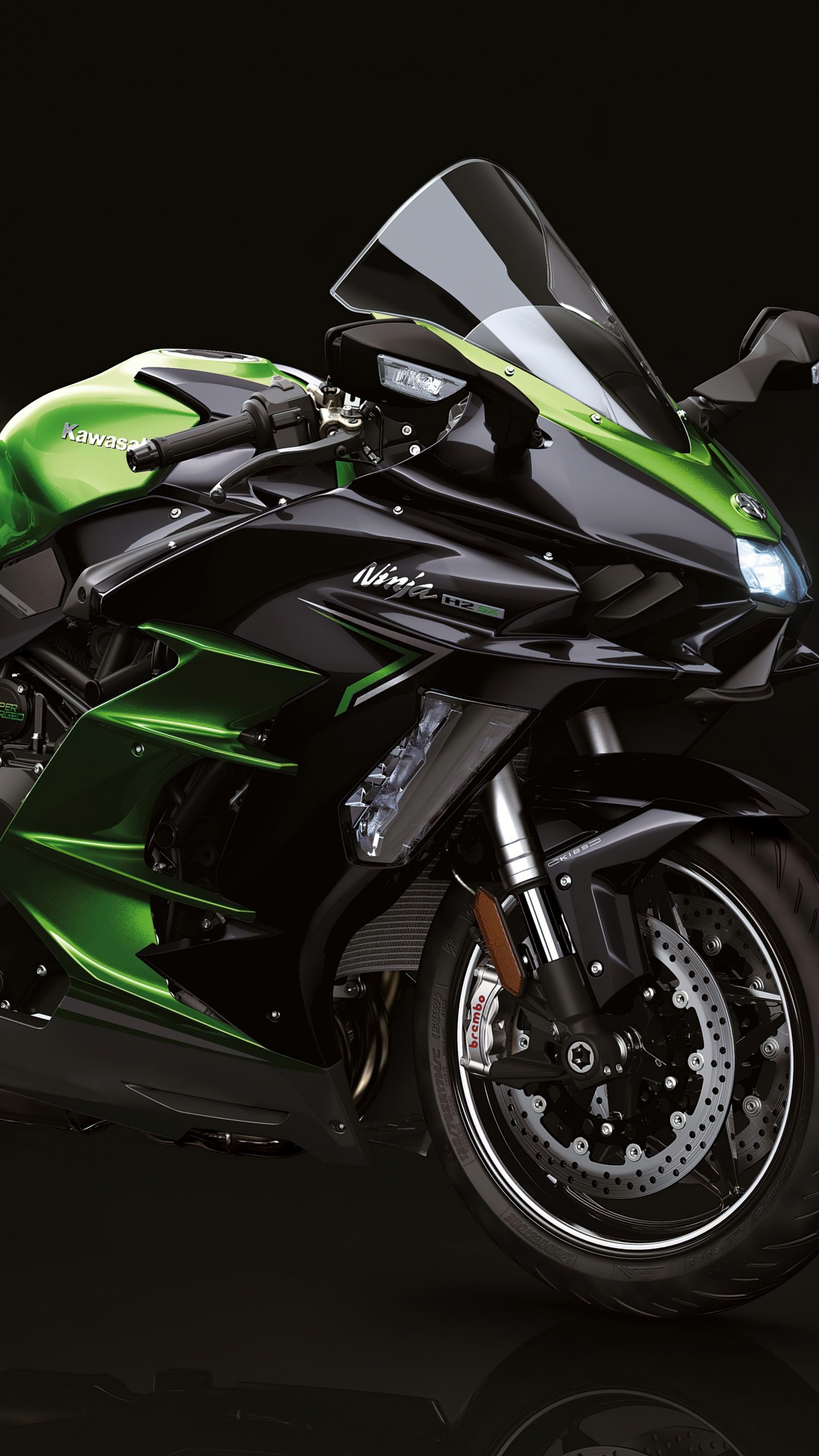 Ninja H2 SX, Sports Bikes Wallpaper, 1440x2560 HD Phone