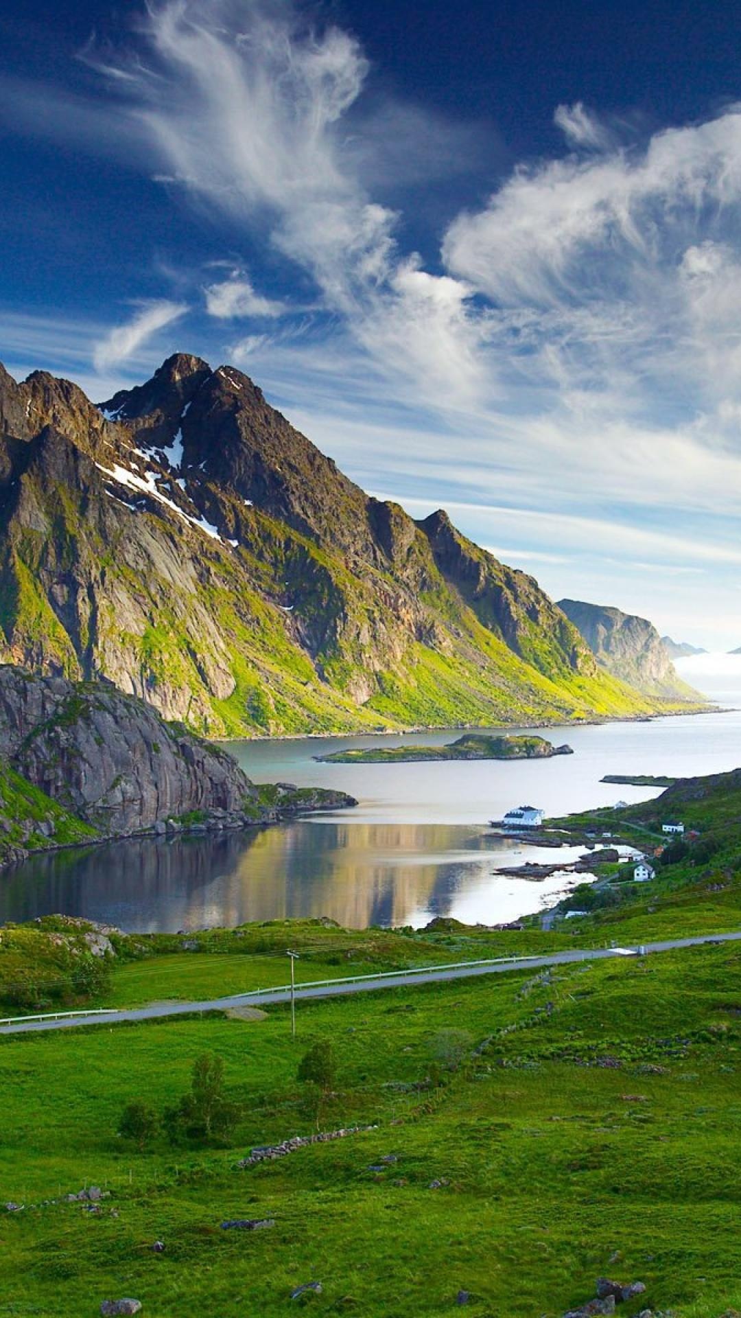 Lofoten archipelago, Landscapes Wallpaper, 1080x1920 Full HD Phone