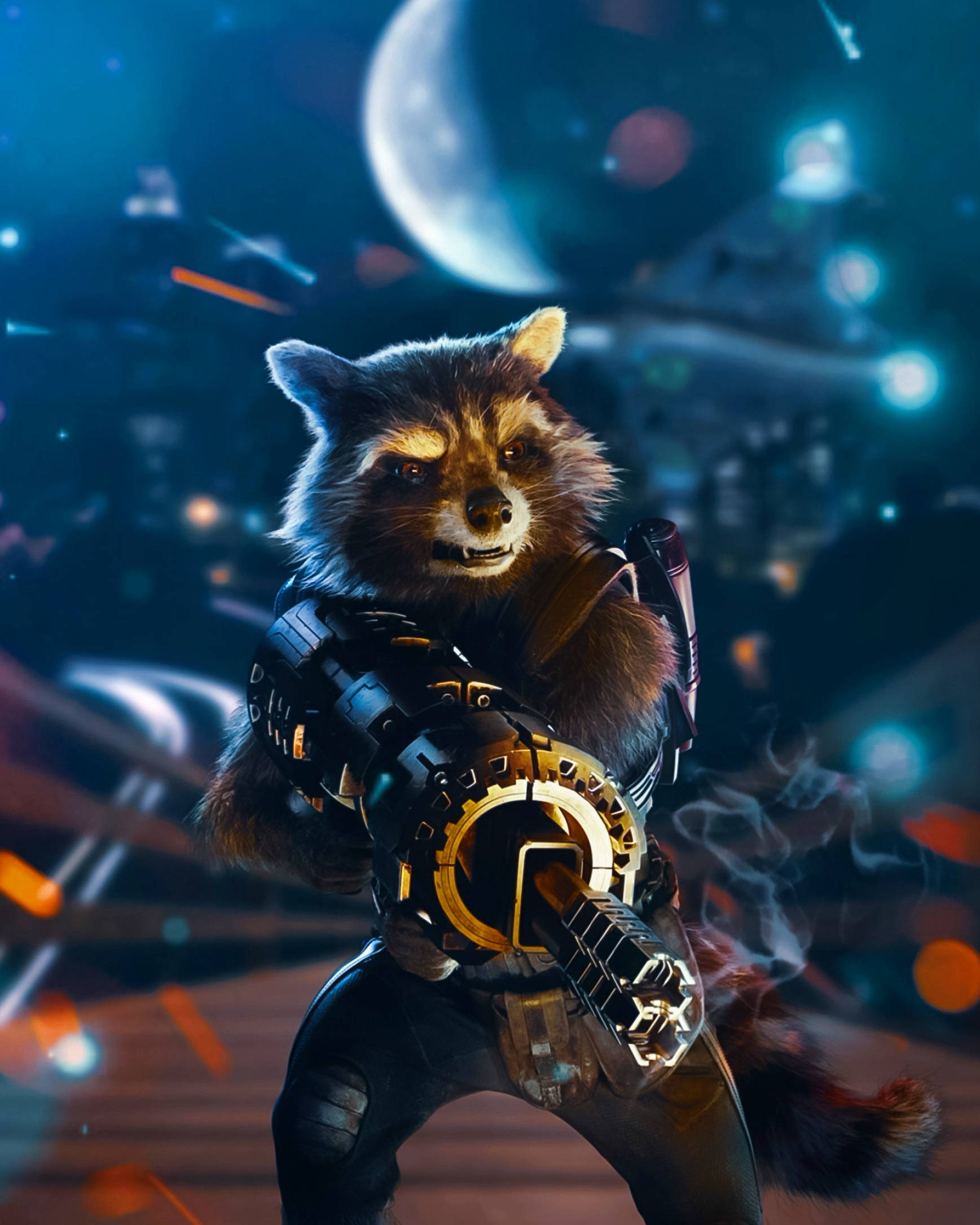 Raccoon, Rocket, Marvel Studios, Snitevilla, 1740x2180 HD Phone