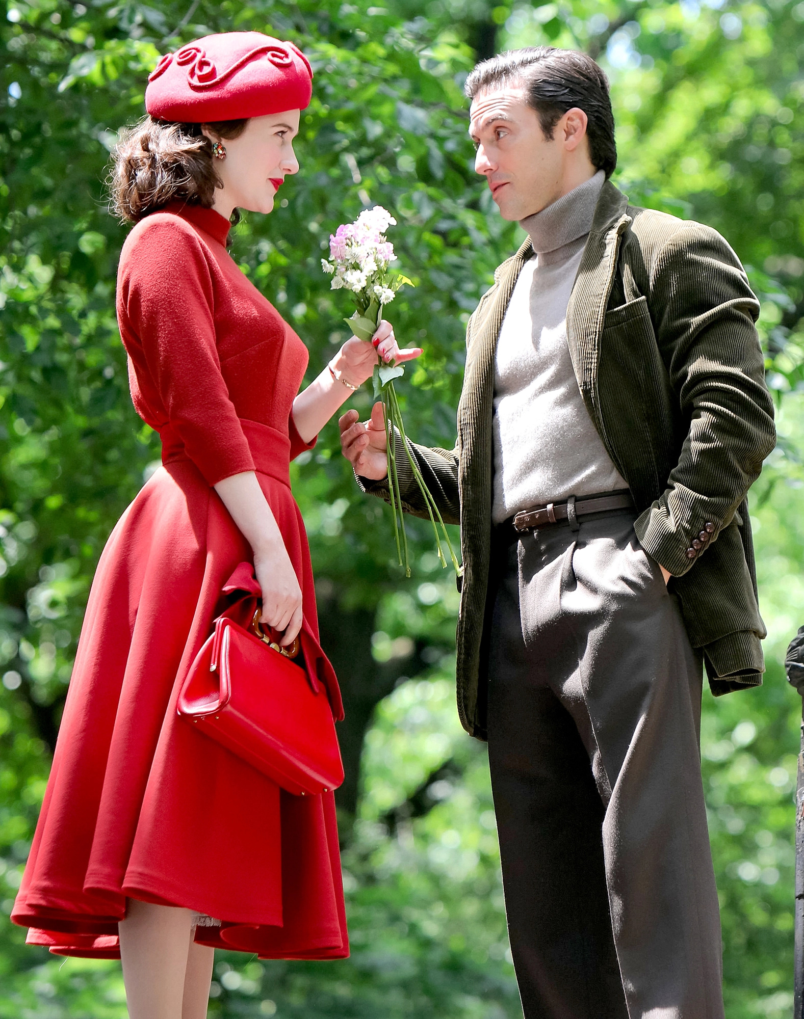 Rachel Brosnahan, Milo Ventimiglia movie, Marvelous Mrs. Maisel, Co-star partnership, 1580x2000 HD Phone