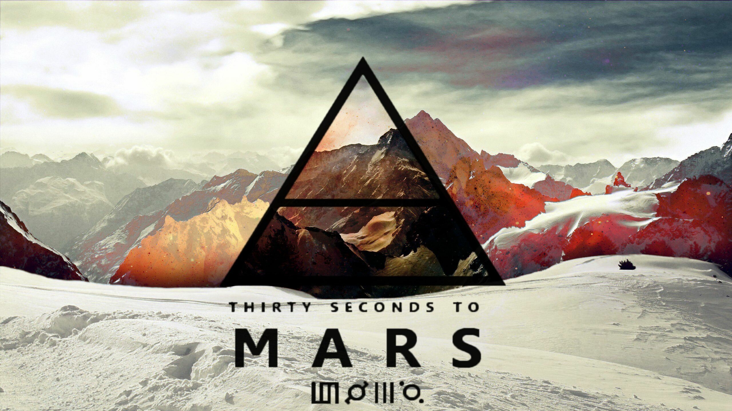 Thirty Seconds to Mars, Hipster wallpaper, Artistic expression, Nature-inspired visuals, 2560x1440 HD Desktop