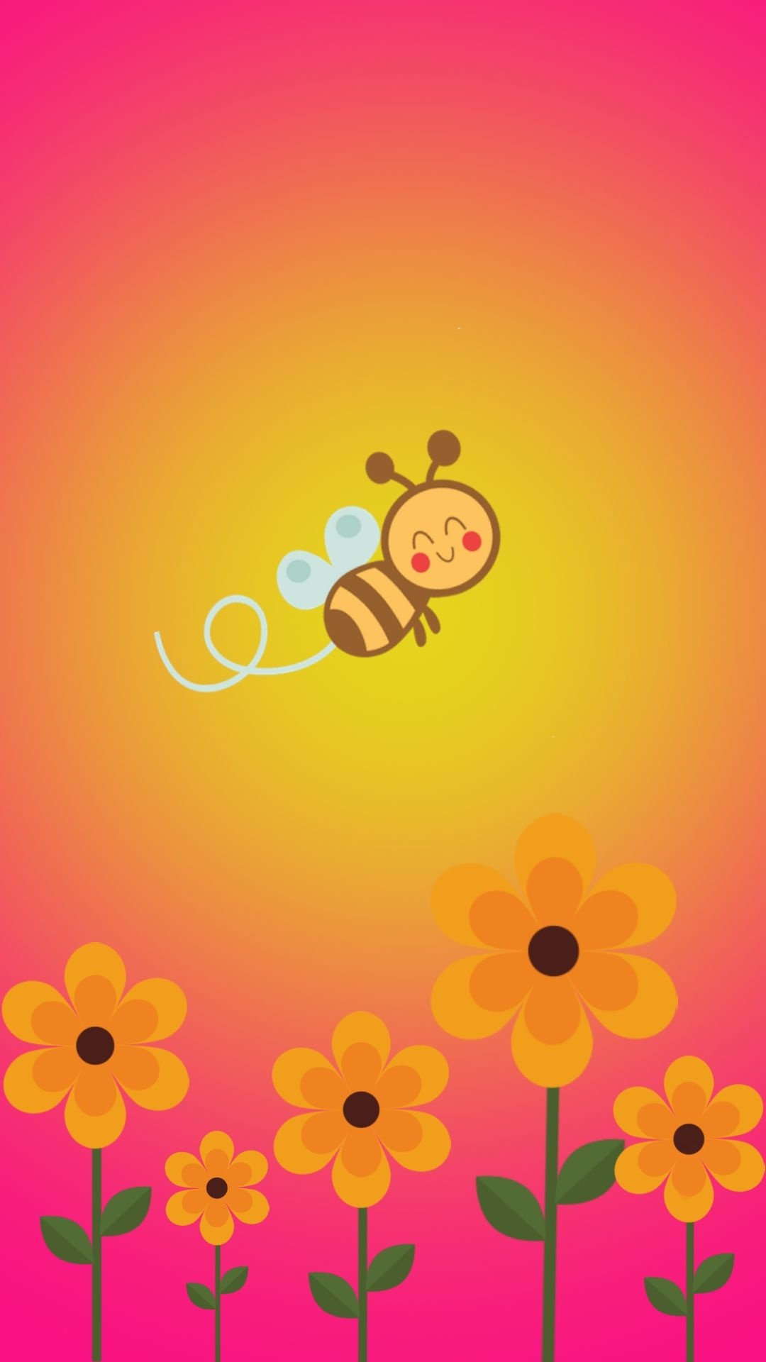 Bee, Cute bee wallpapers, Sky art, Nature's delight, 1080x1920 Full HD Phone