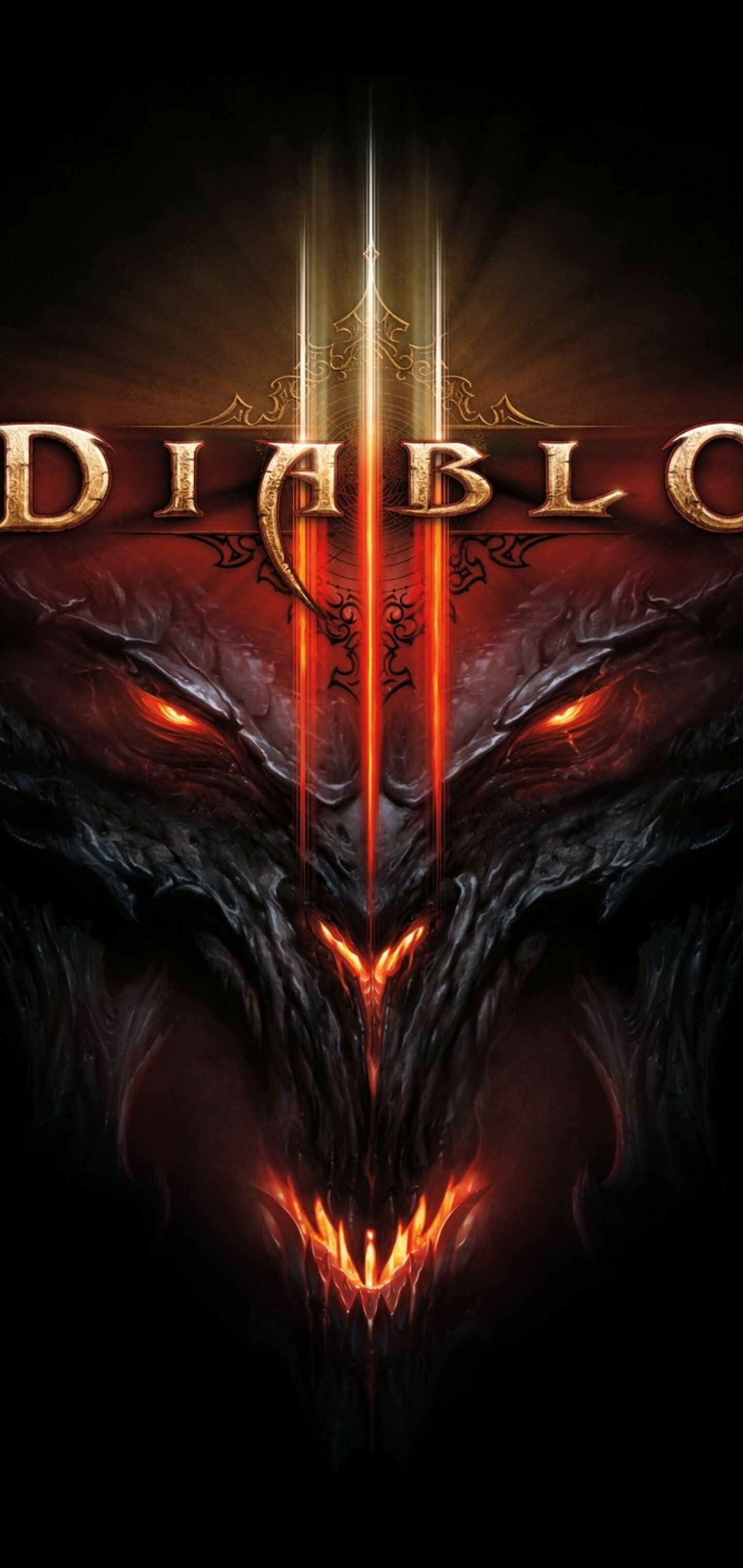 Diablo III Logo, Diablo Wallpaper, 1440x3040 HD Phone