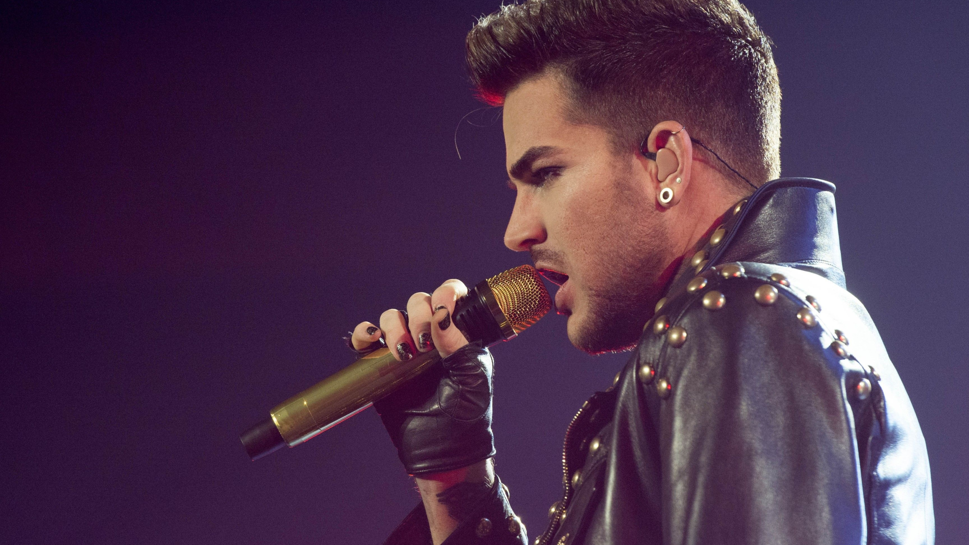 Adam Lambert, 4k photo, Music wallpapers, American singers, 3840x2160 4K Desktop