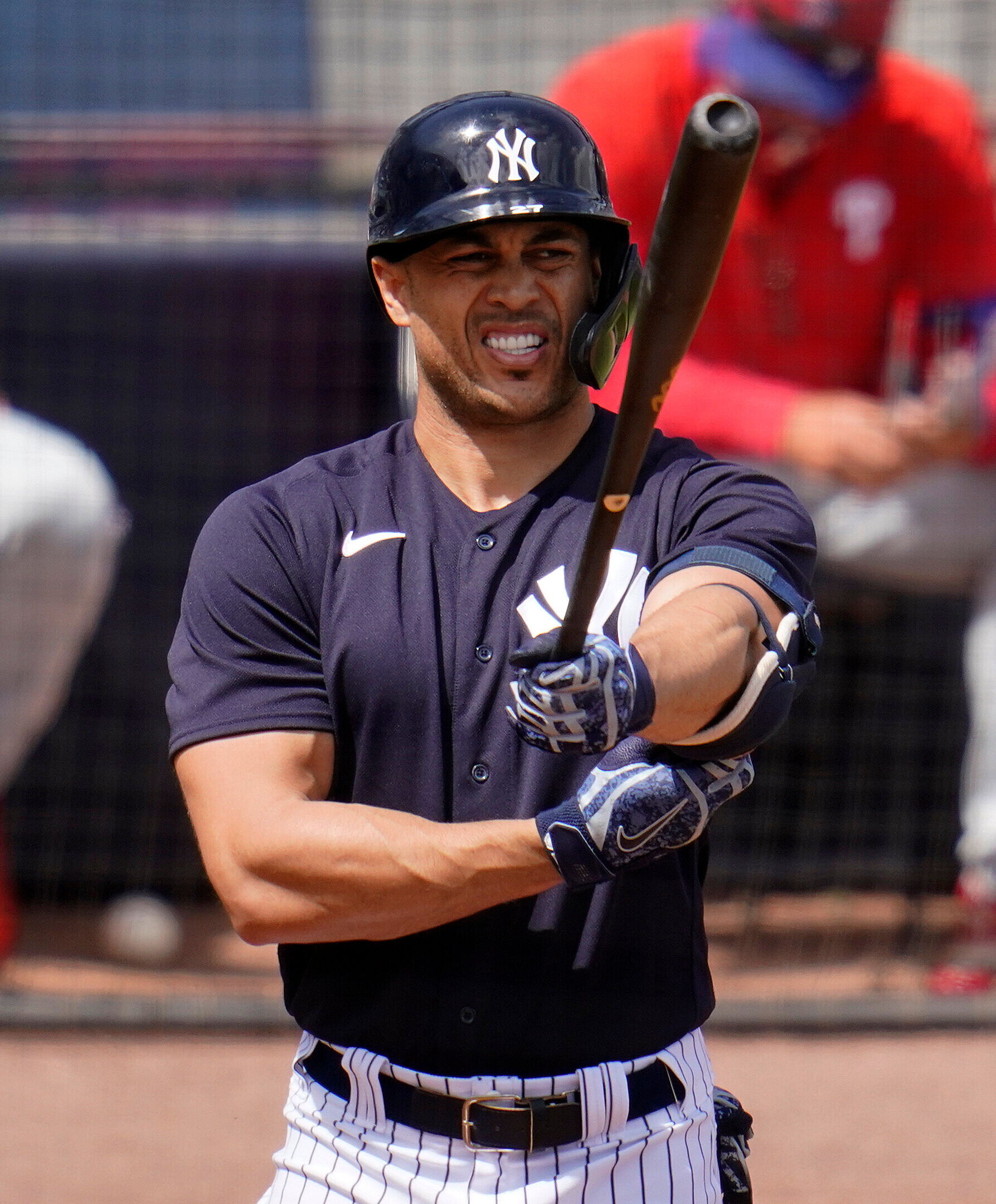 Giancarlo Stanton, Feeling strong, Pitchers beware, New York Times, 1790x2160 HD Phone