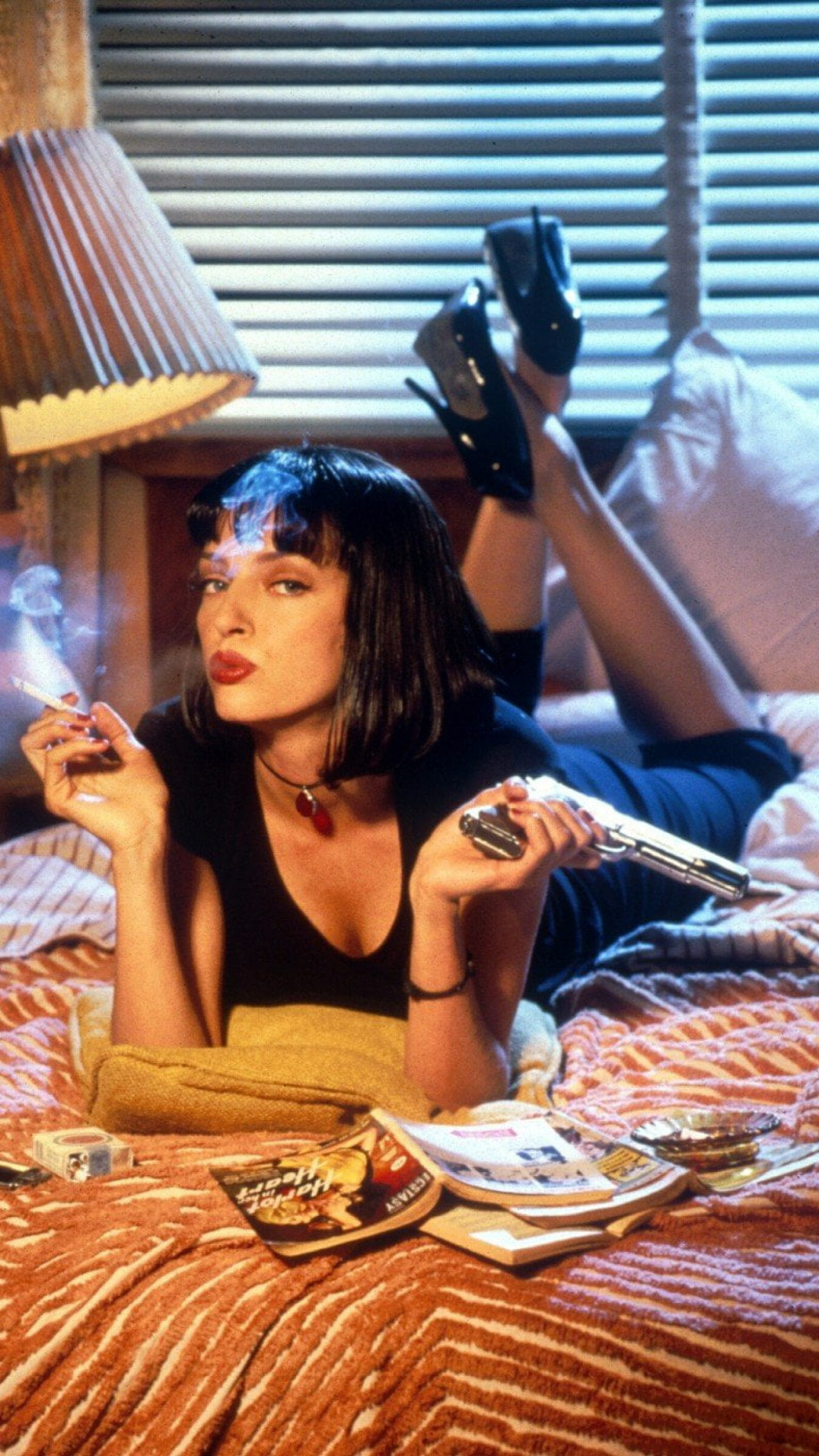 Mia Wallace, Pulp Fiction Wallpaper, 1350x2400 HD Phone