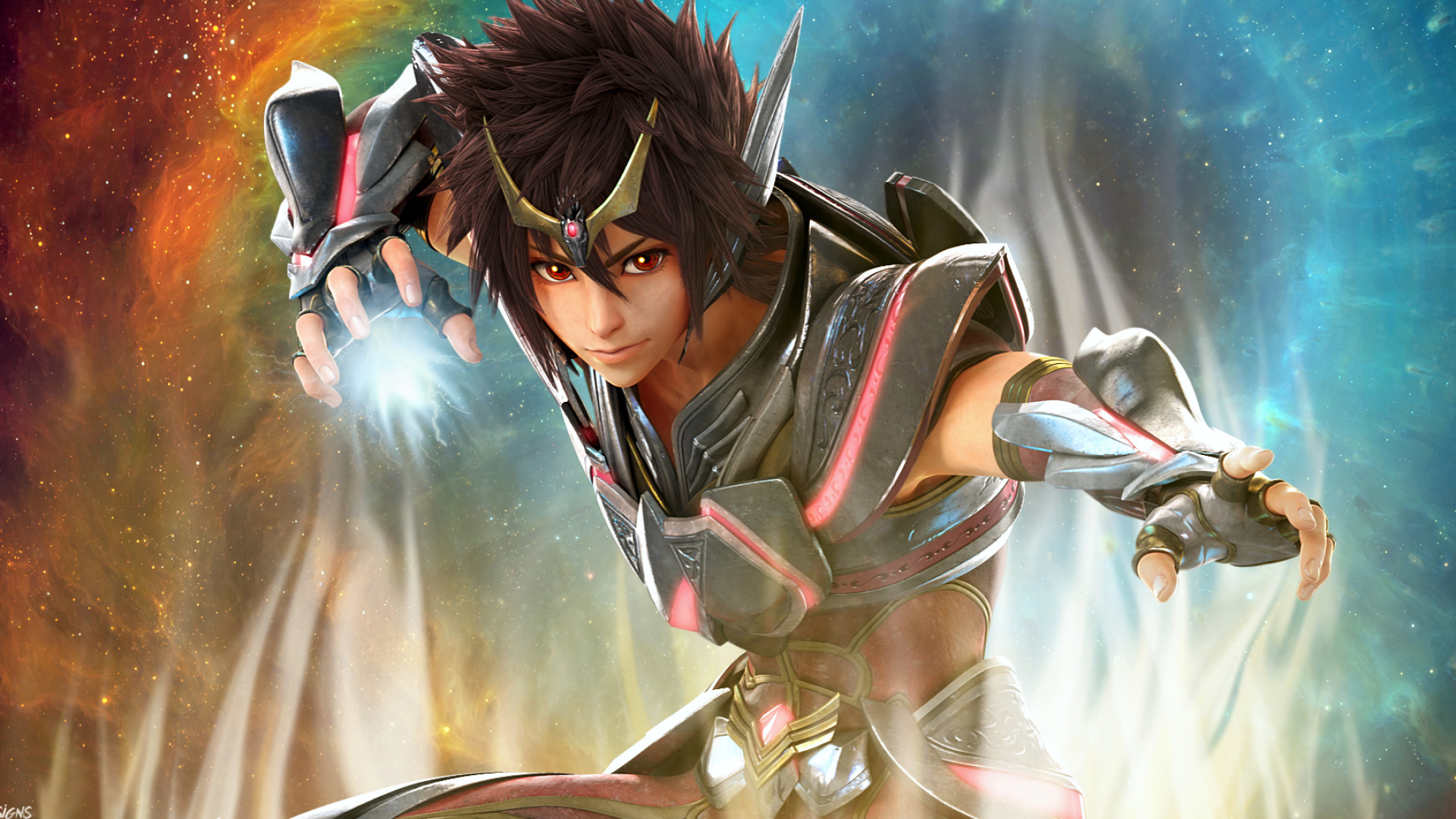 Pegasus Seiya, Saint Seiya Legend Sanctuary, Pegasus Cloth armor, Full HD Desktop wallpaper