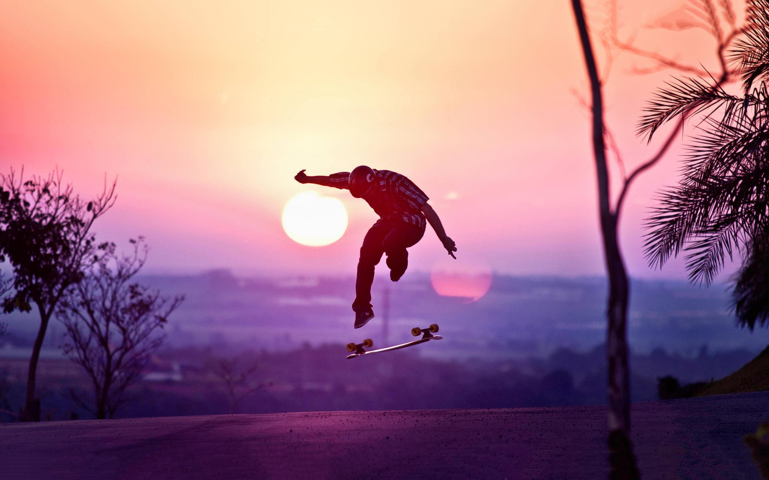 Jump, Longboard Wallpaper, 2560x1600 HD Desktop