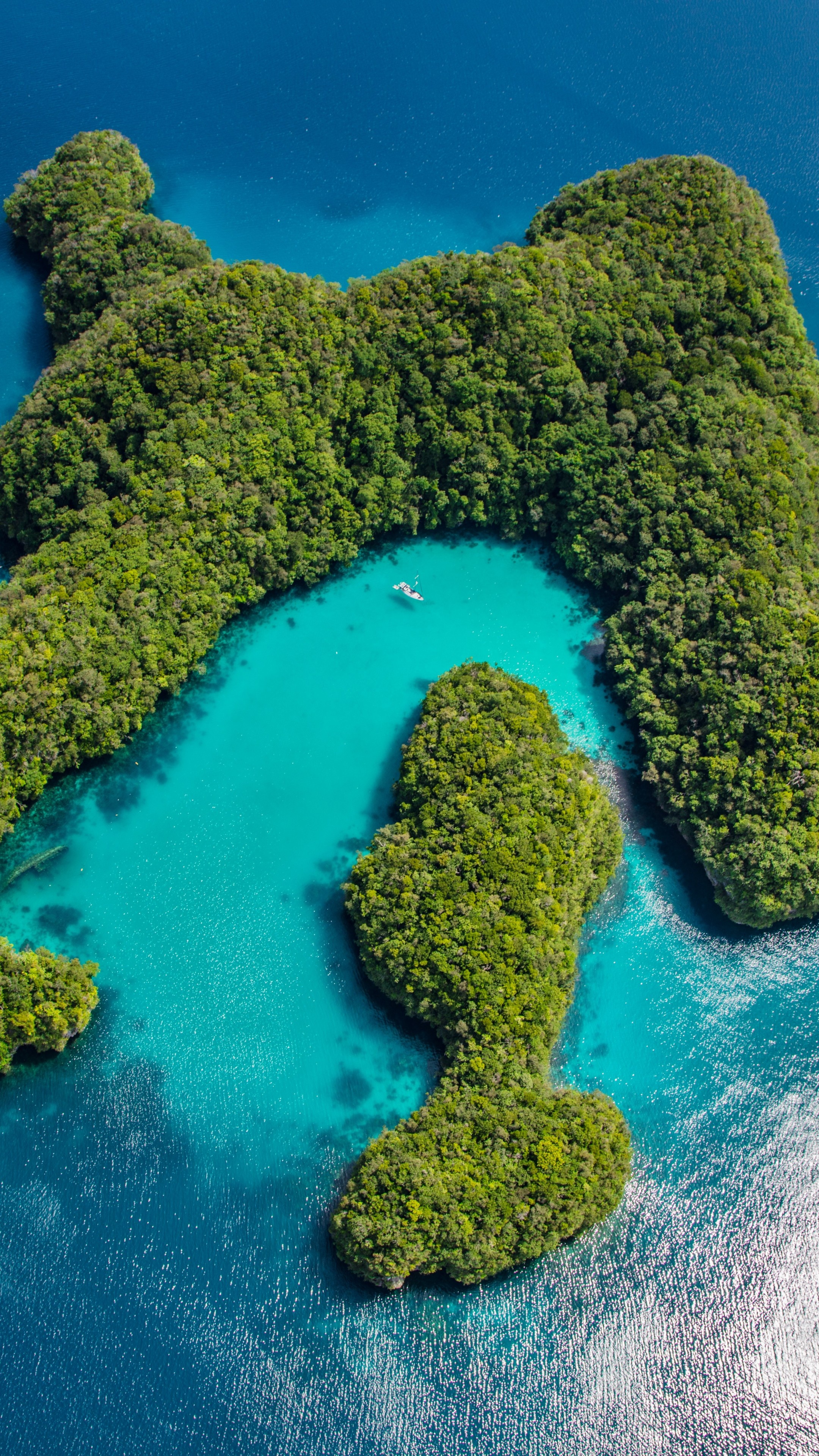 Palau, Ocean Landscape Wallpaper, 2160x3840 4K Phone