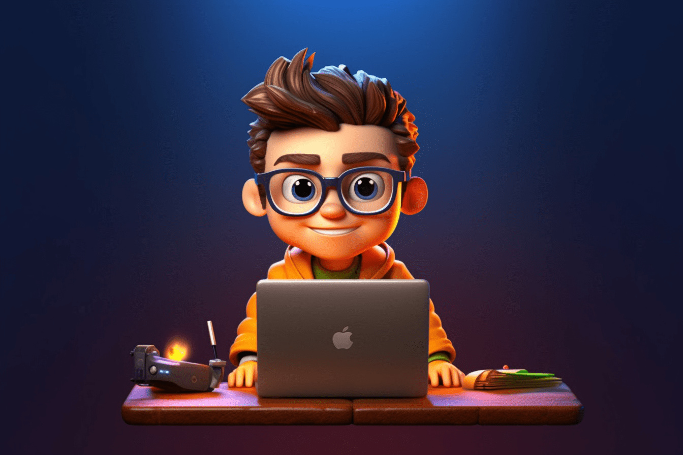 Apple MacBook, Boy Programmer Wallpaper, 1350x900 HD Desktop