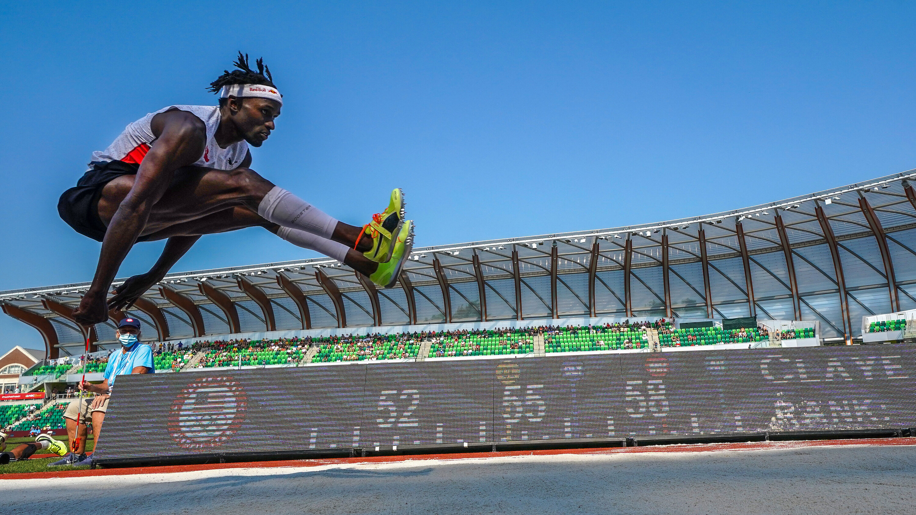 Will Claye, Inspiring friend, Rival in triple jump, High jump, 3000x1690 HD Desktop