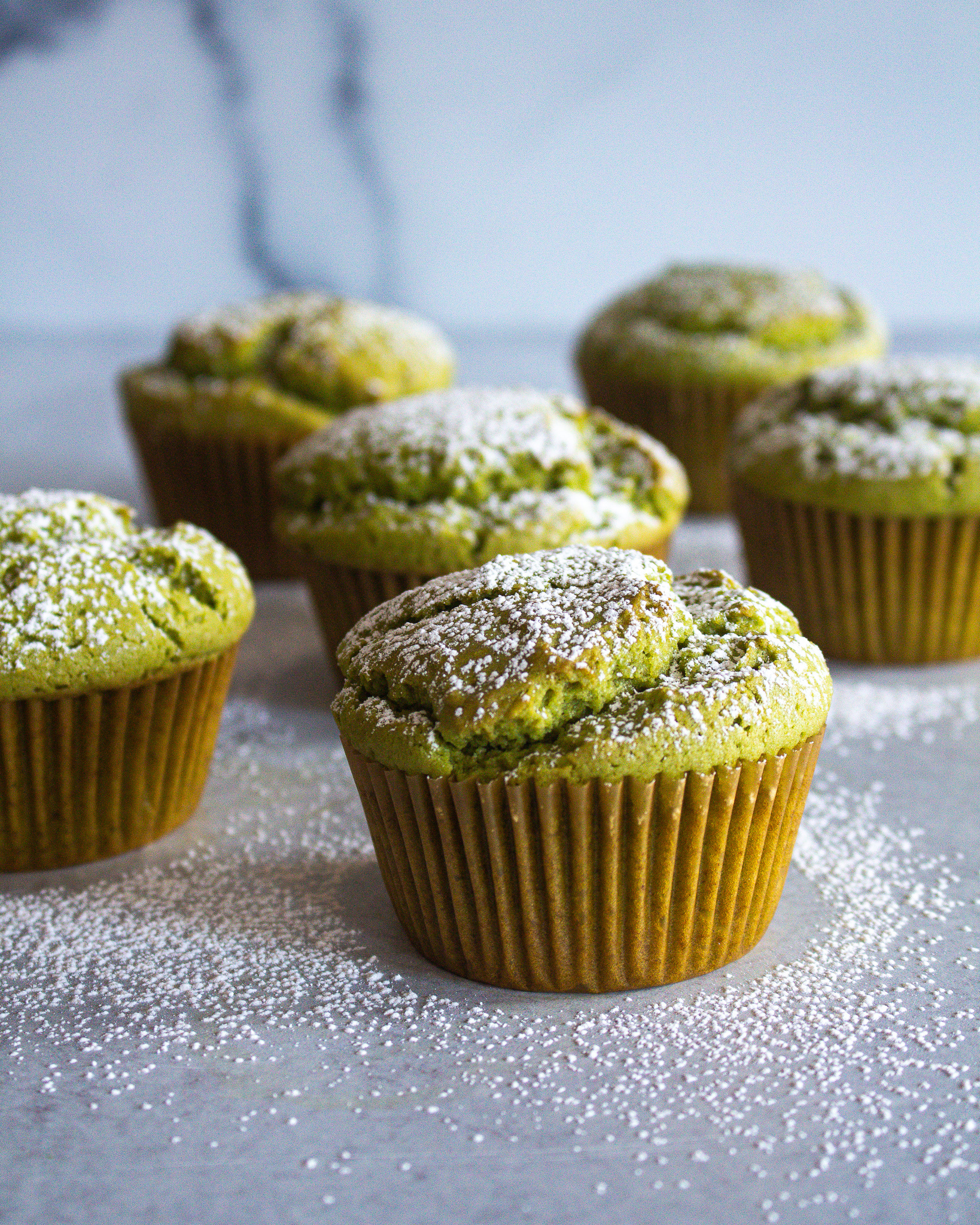 Matcha muffins, Unique and flavorful, Healthy and delicious, Justine Snacks, 1640x2050 HD Phone