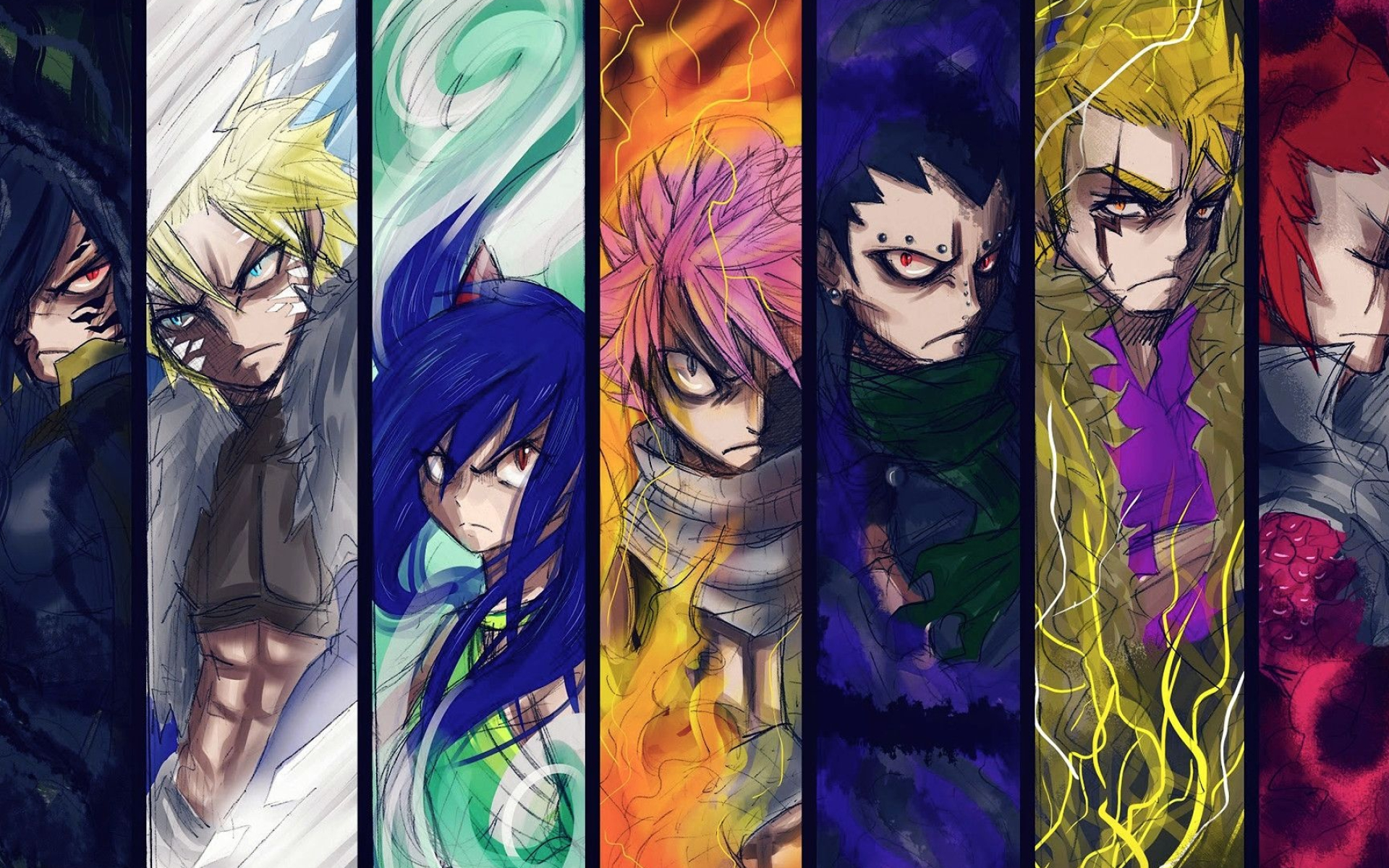 Natsu Dragon Slayer, Top free wallpapers, Fairy Tail series, 1920x1200 HD Desktop