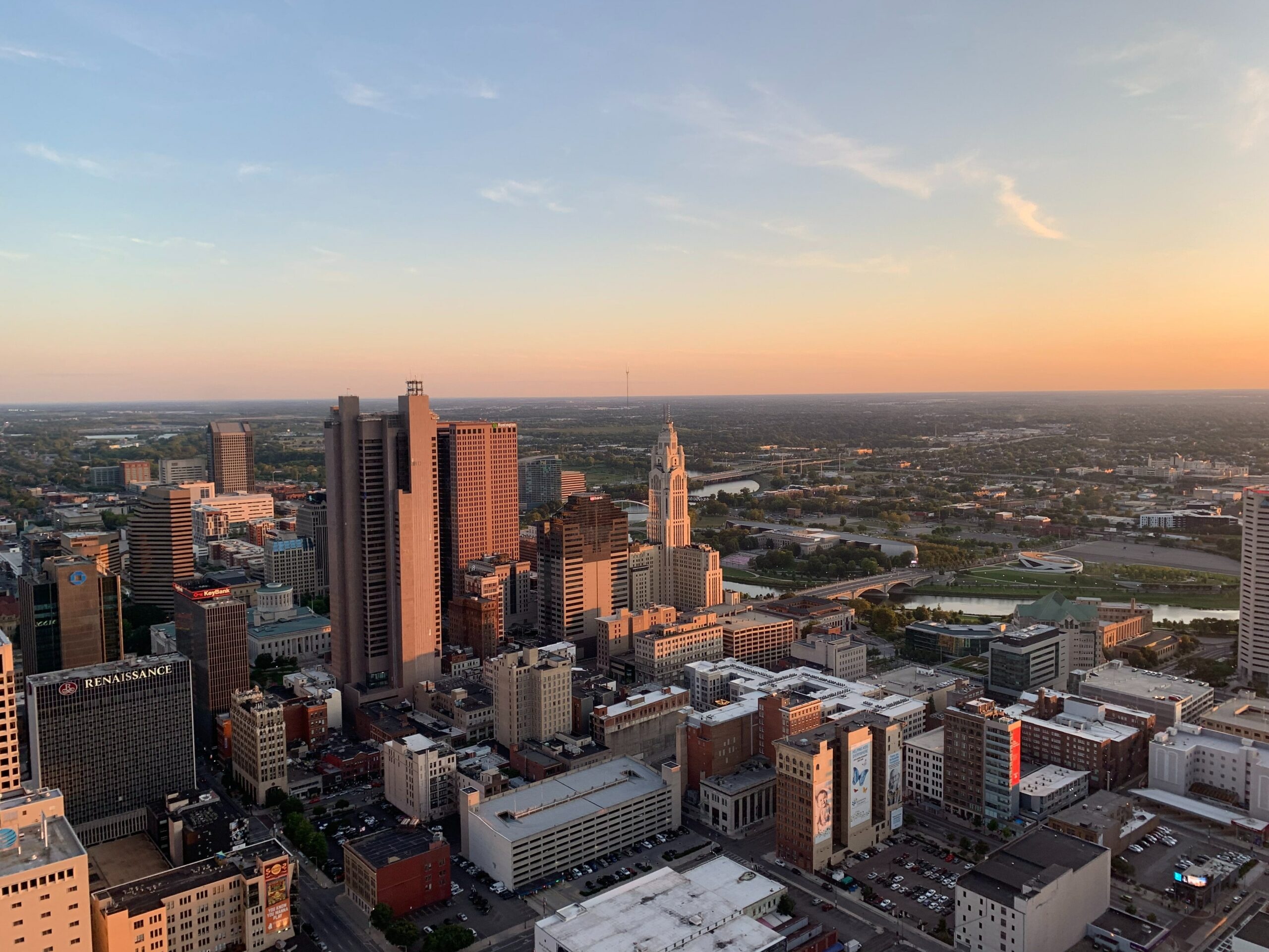 Columbus Skyline, Travels, Mint houses, Unique accommodations, 2560x1920 HD Desktop