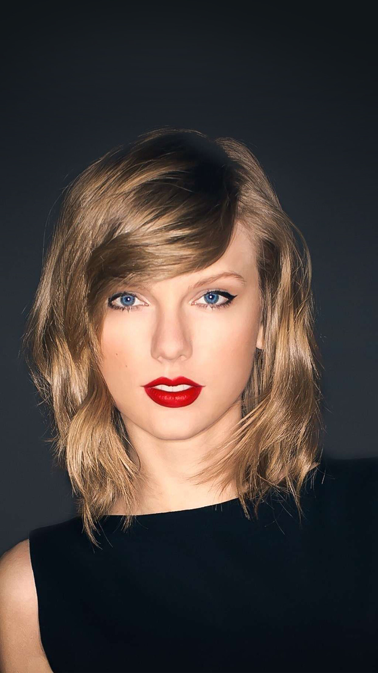 Taylor Swift, Celebrities, Dark lips, Music, 1250x2210 HD Phone