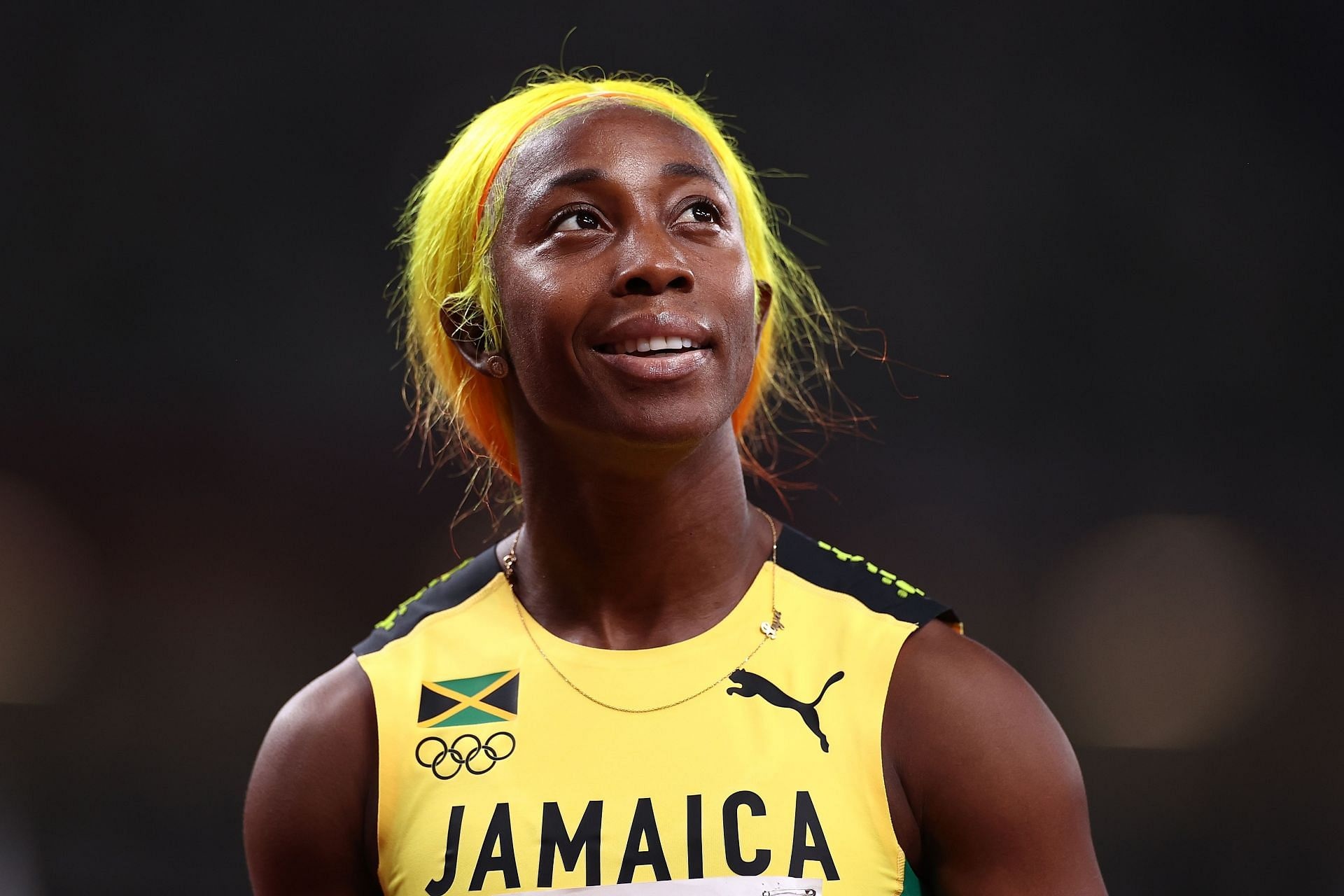 Shelly-Ann Fraser-Pryce, Olympic medallist, Paris Olympics, Age of 37, 1920x1280 HD Desktop