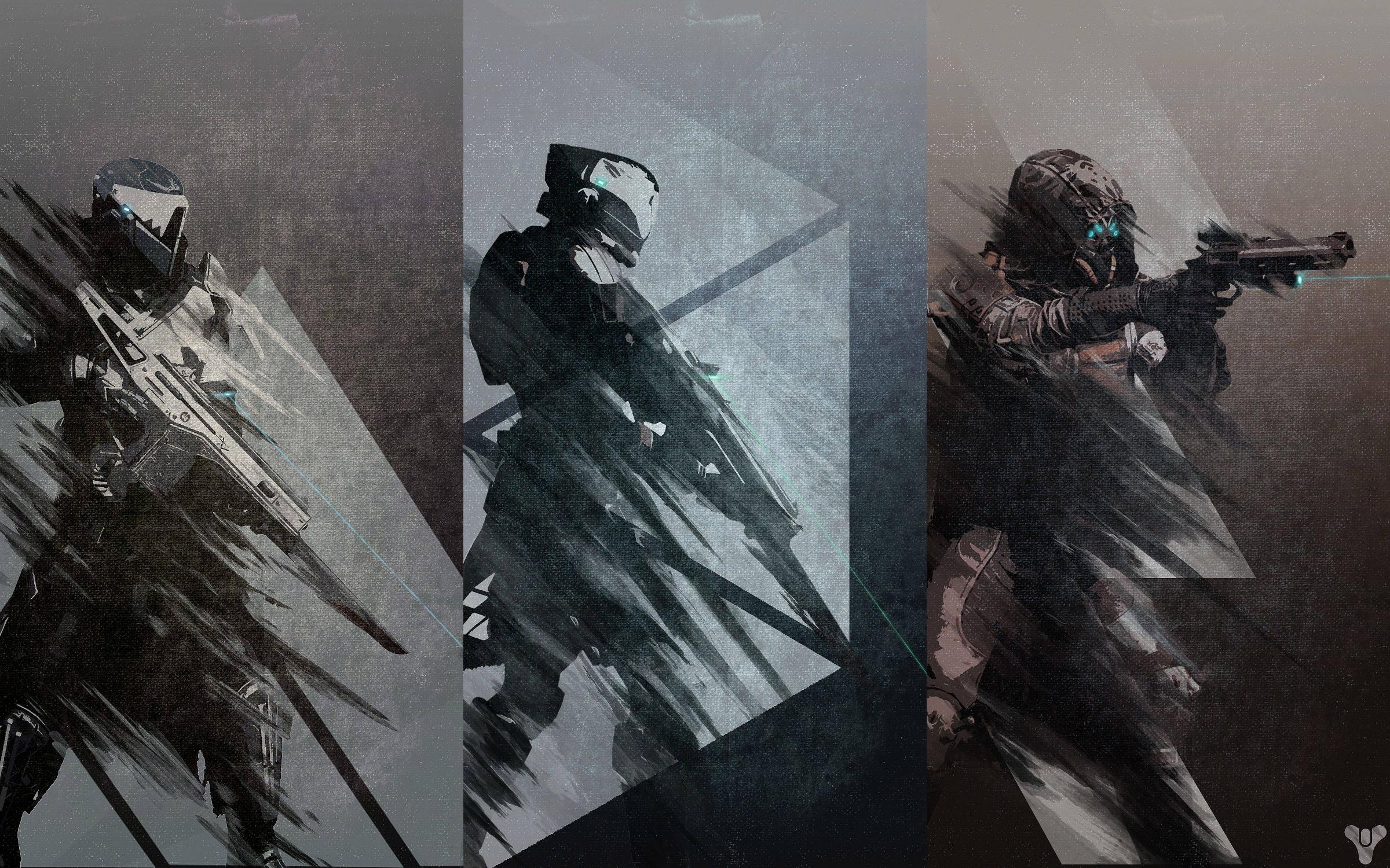 Hunter gaming, Destiny posters, Hunter warlock titan, Destiny art, 2400x1500 HD Desktop