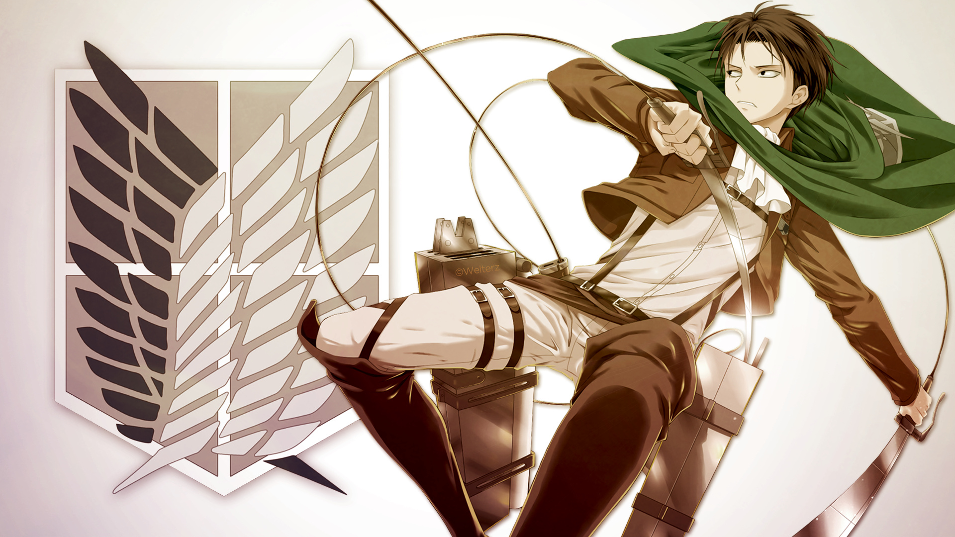 Attack on Titan, Levi Ackerman, HD wallpaper, Background image, 1920x1080 Full HD Desktop