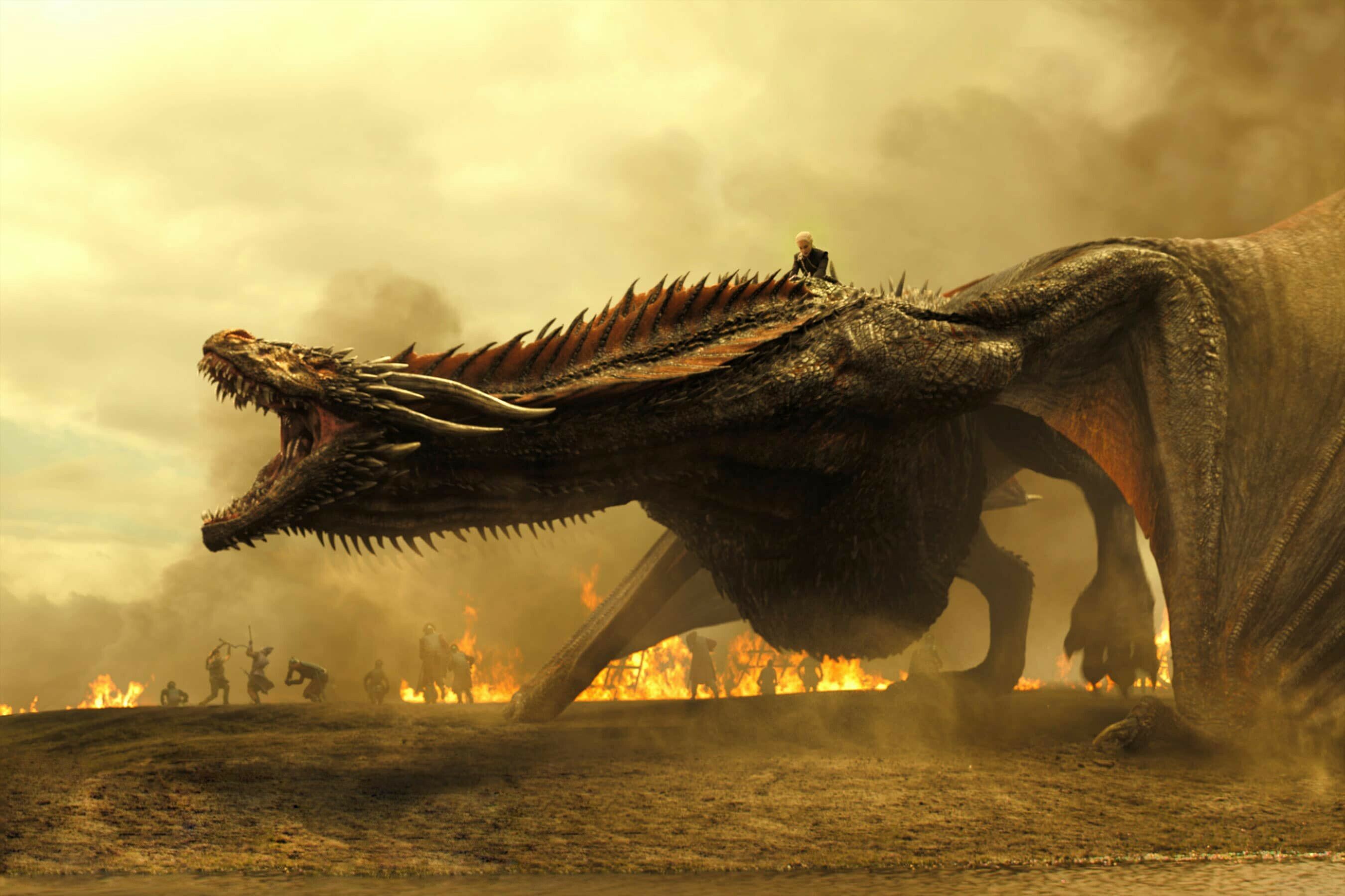 Daenerys and Dragon, Game of Thrones Wallpaper, 2700x1800 HD Desktop