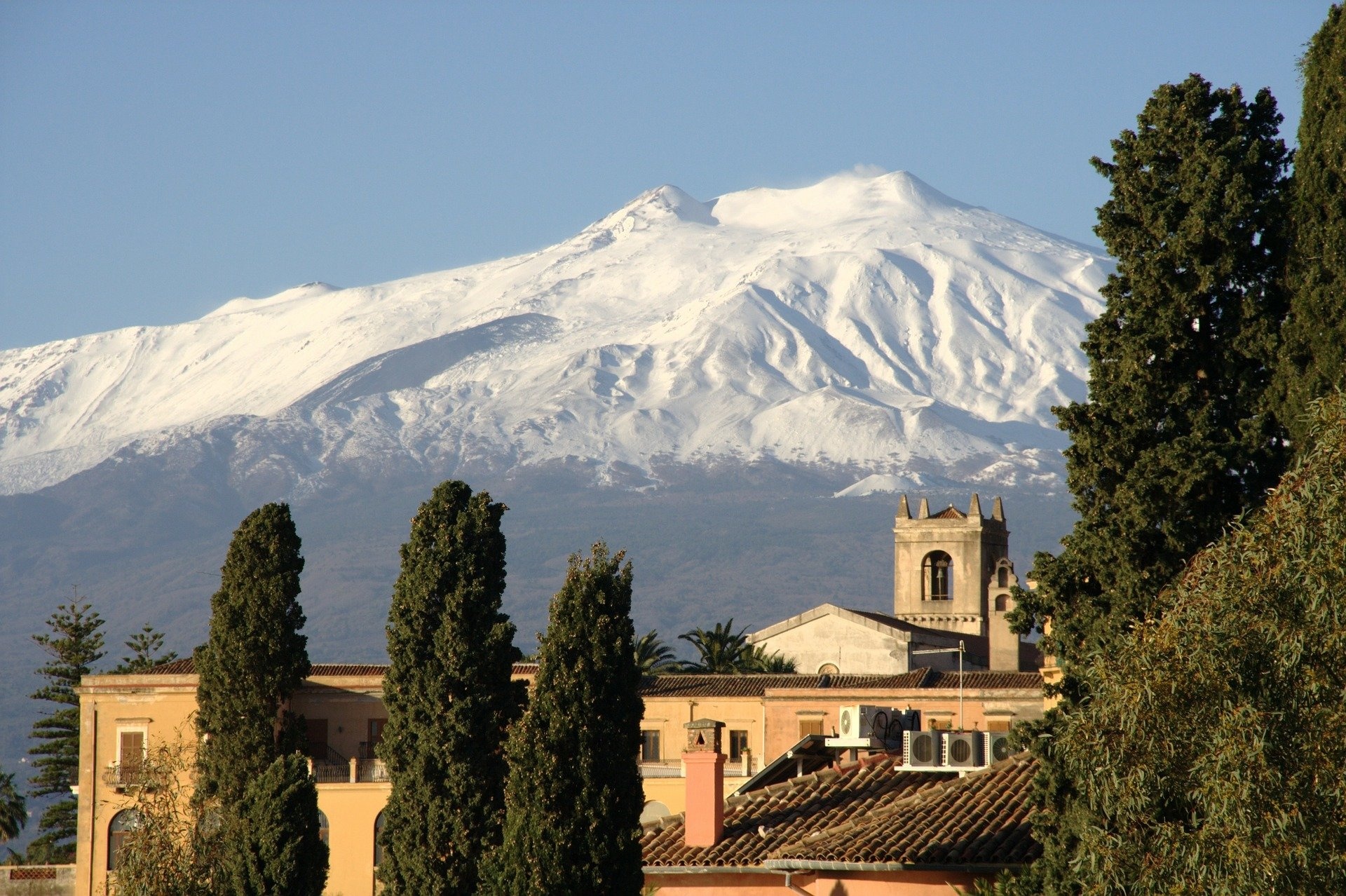 Mount Etna, Sliding movement, Volcanic activity, Changing landscape, 1920x1280 HD Desktop