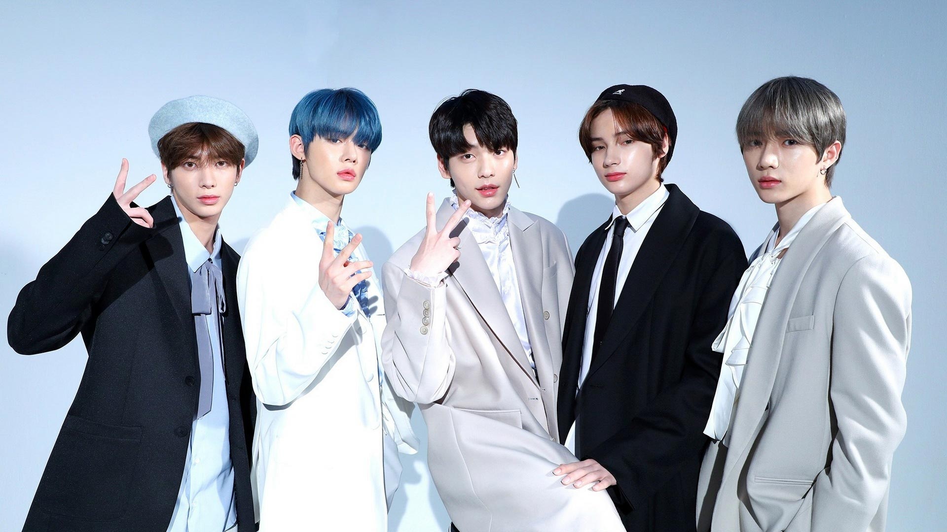 Tomorrow X Together, Soobin, Yeonjun, Taehyun, Beomgyu and HueningKai, Full HD Desktop wallpaper