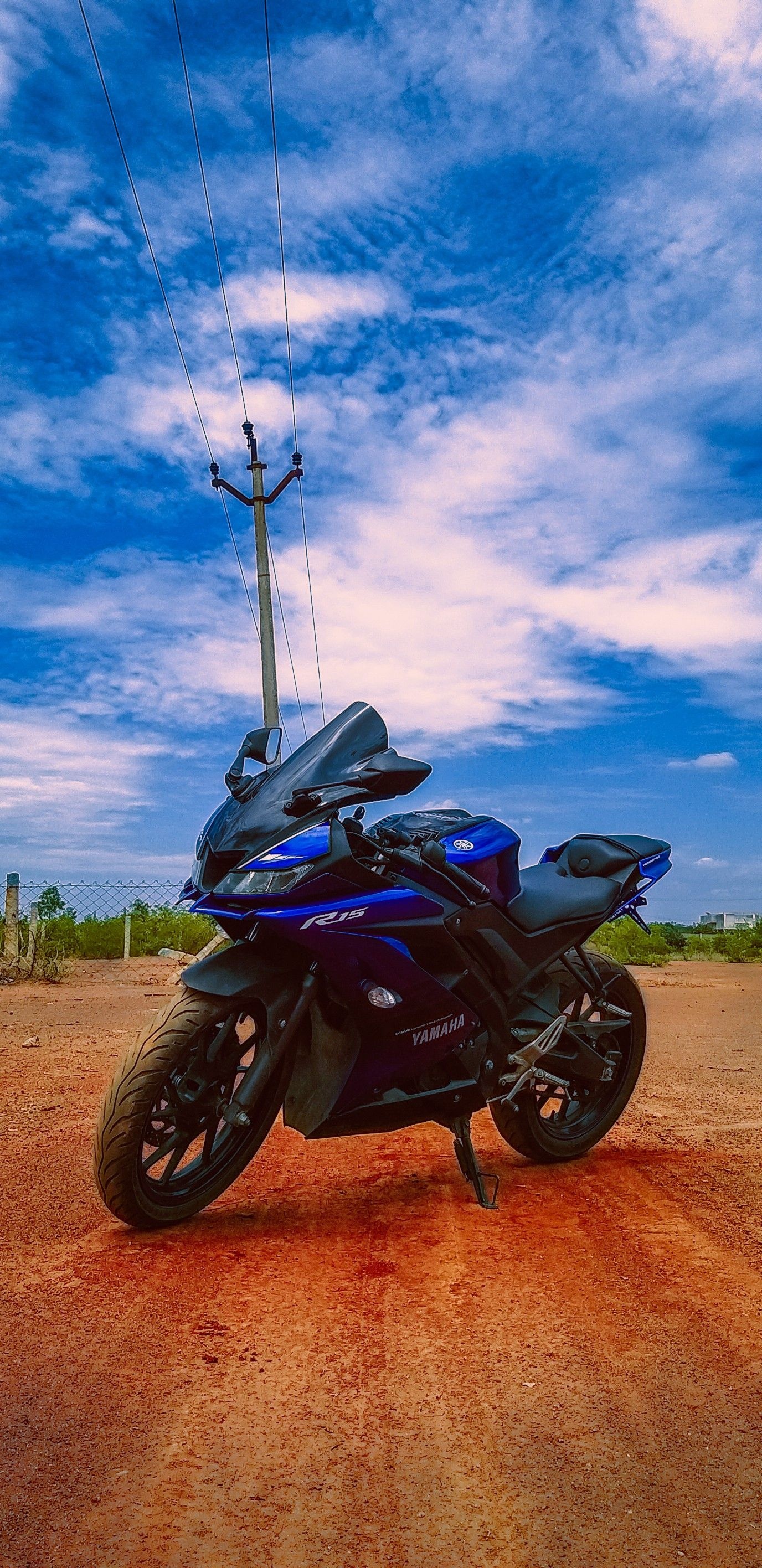 Yamaha YZF-R15, High-performance bike, Striking aesthetics, Unmatched agility, 1380x2840 HD Phone