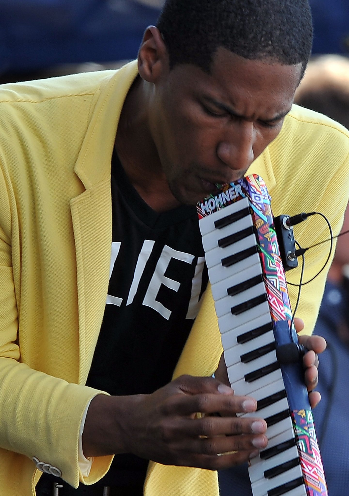 Jon Batiste, Late Show band leader, Stephen Colbert, 1450x2050 HD Phone