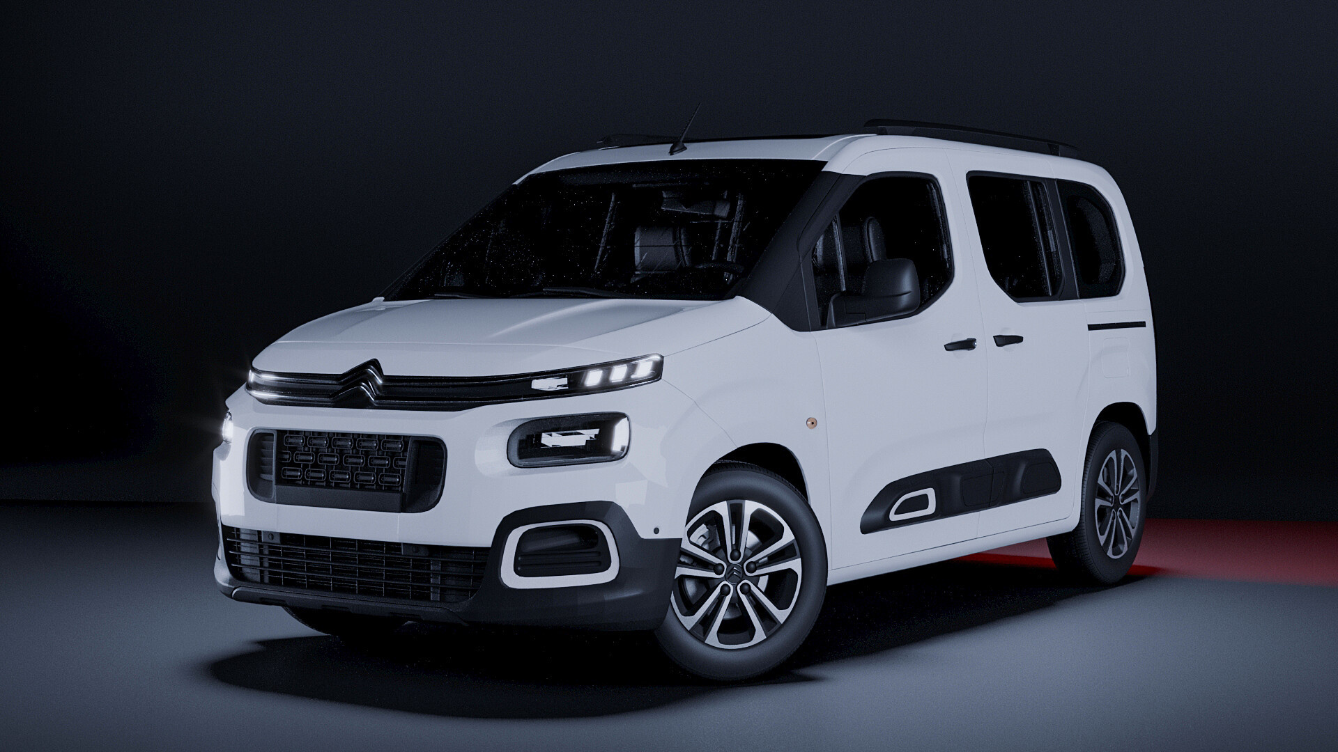 ArtStation Citroen Berlingo 2021, Studio render, Auto expert, 1920x1080 Full HD Desktop