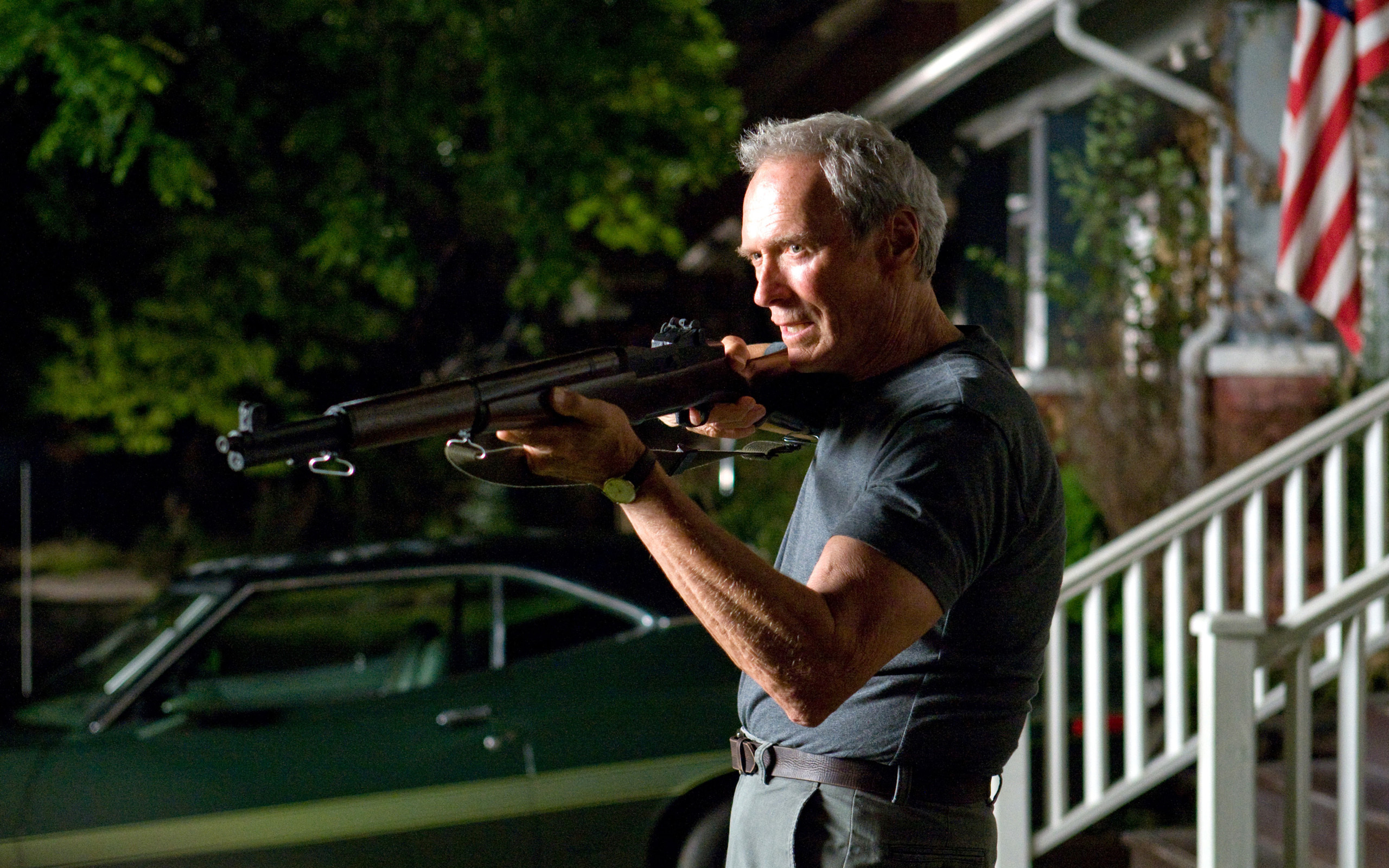 Gran Torino, Manual resize, The Gun Man, Clint Eastwood, 2560x1600 HD Desktop