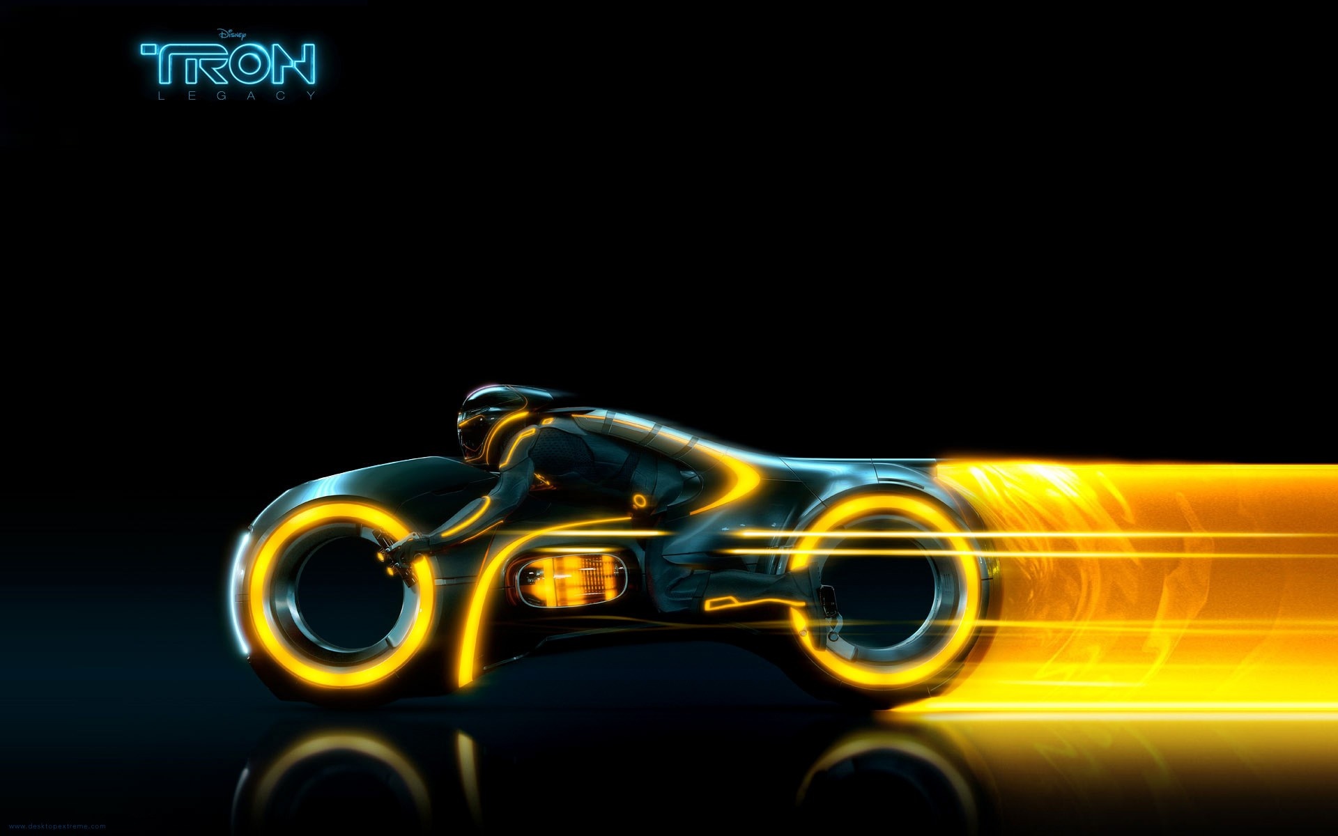 Tron movie, Bike Disney company, Movie wallpapers, Neon lights, 1920x1200 HD Desktop