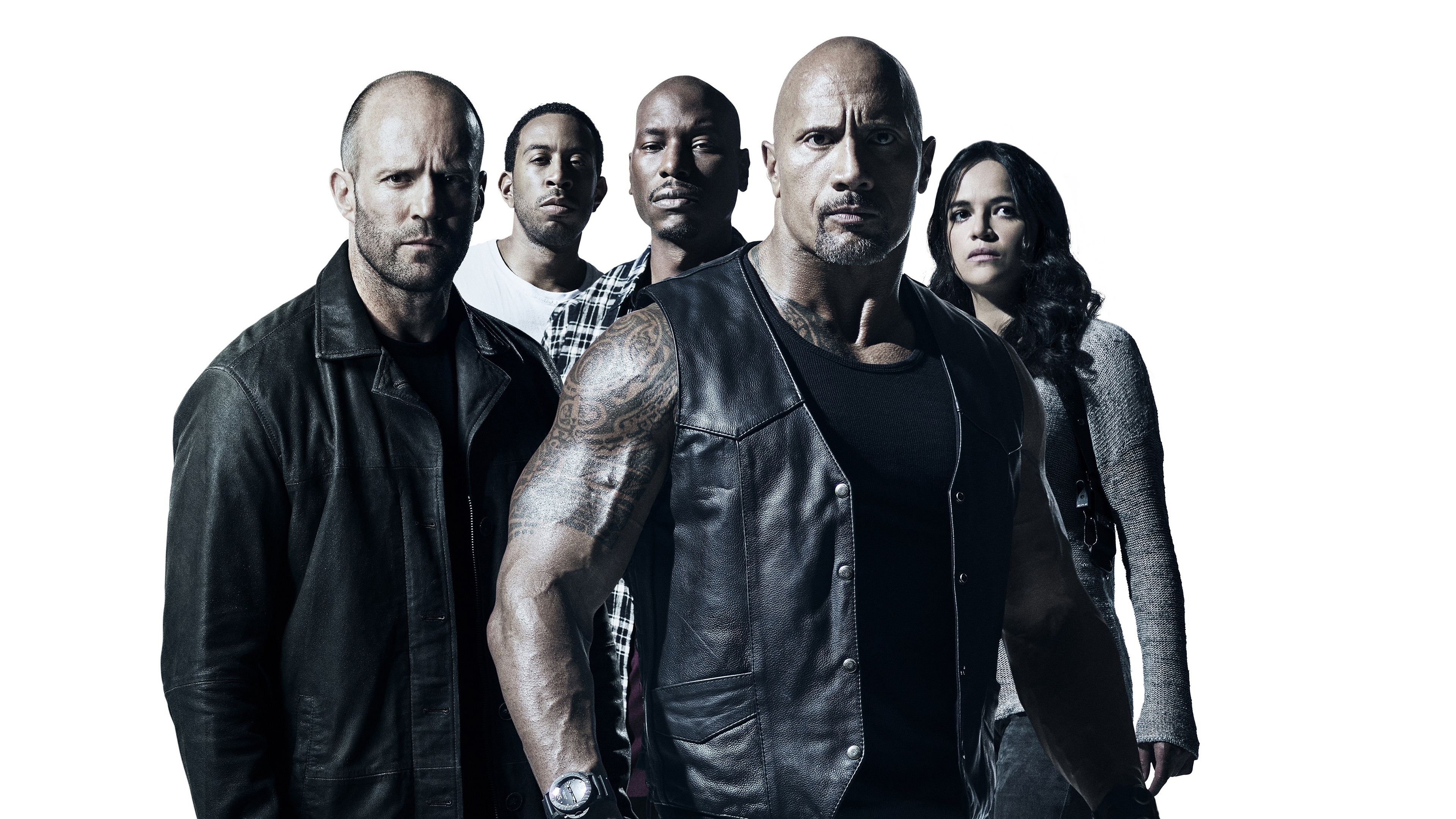 Jason Statham, Michelle Rodriguez, Tyrese Gibson, Vin Diesel, 3840x2160 4K Desktop