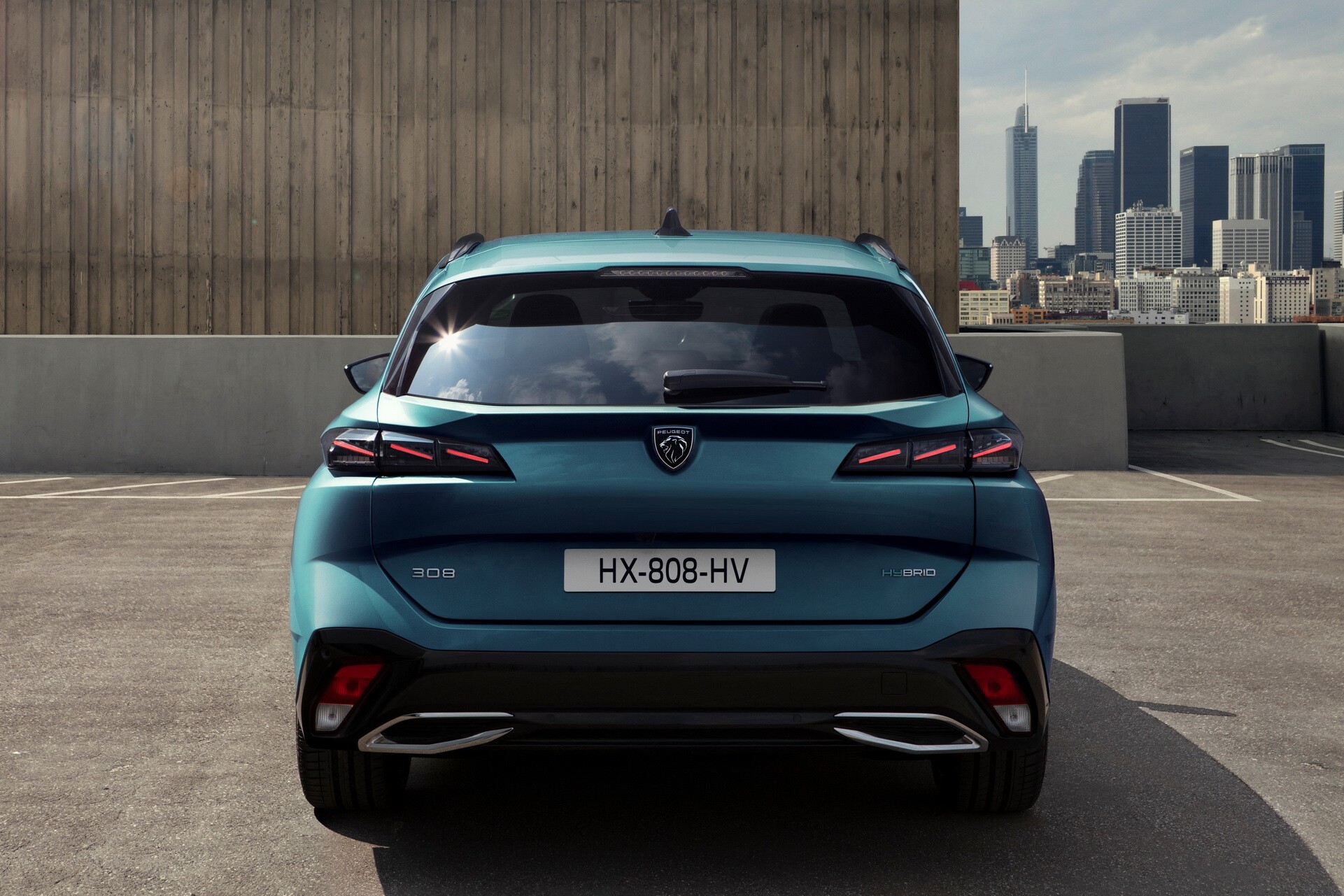 2022 Peugeot 308 SW, Rear profile glory, Spacious elegance, Dazzling presence, 1930x1290 HD Desktop