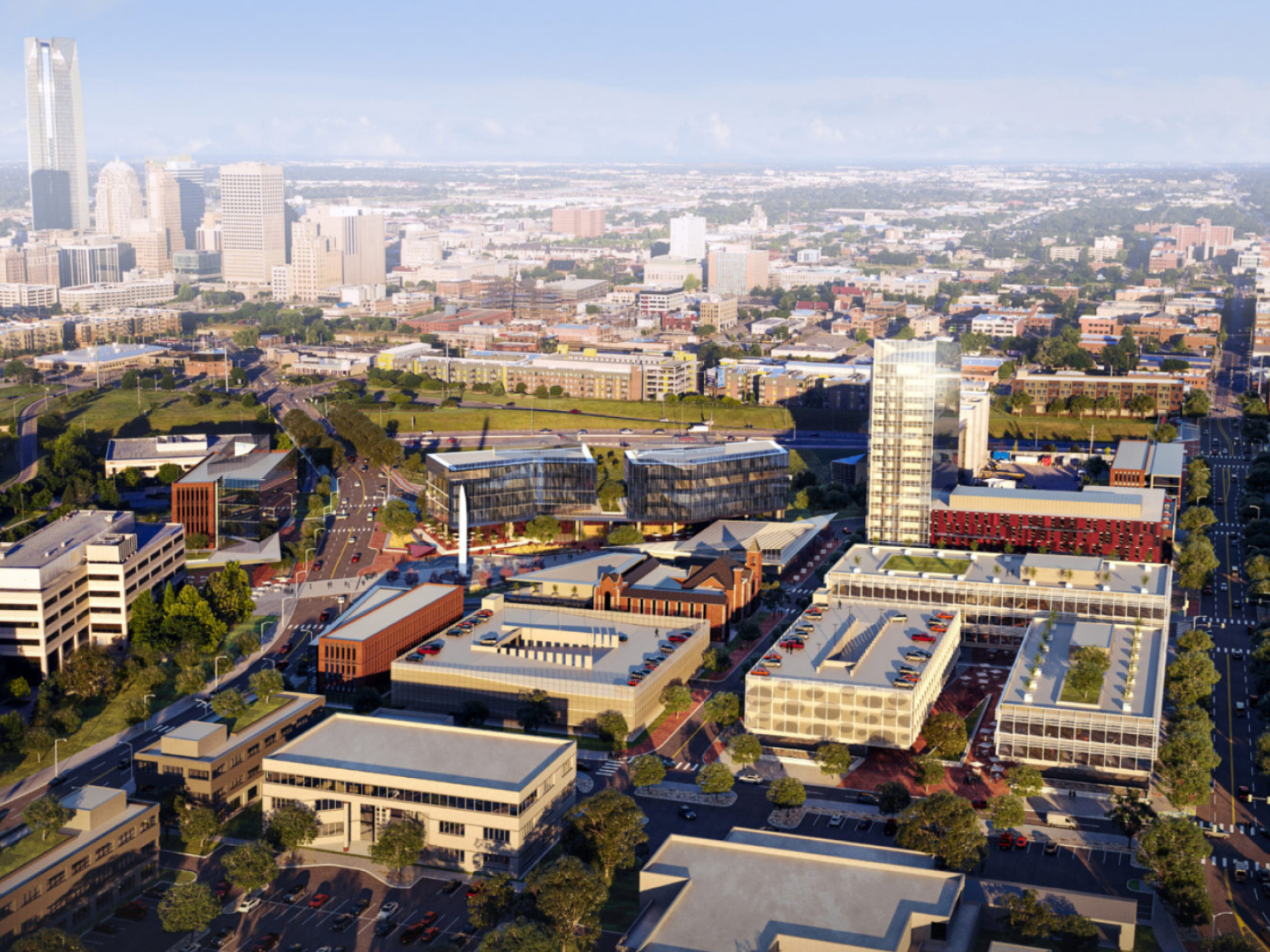 Oklahoma City, Innovation district, Our plan, 2050x1540 HD Desktop