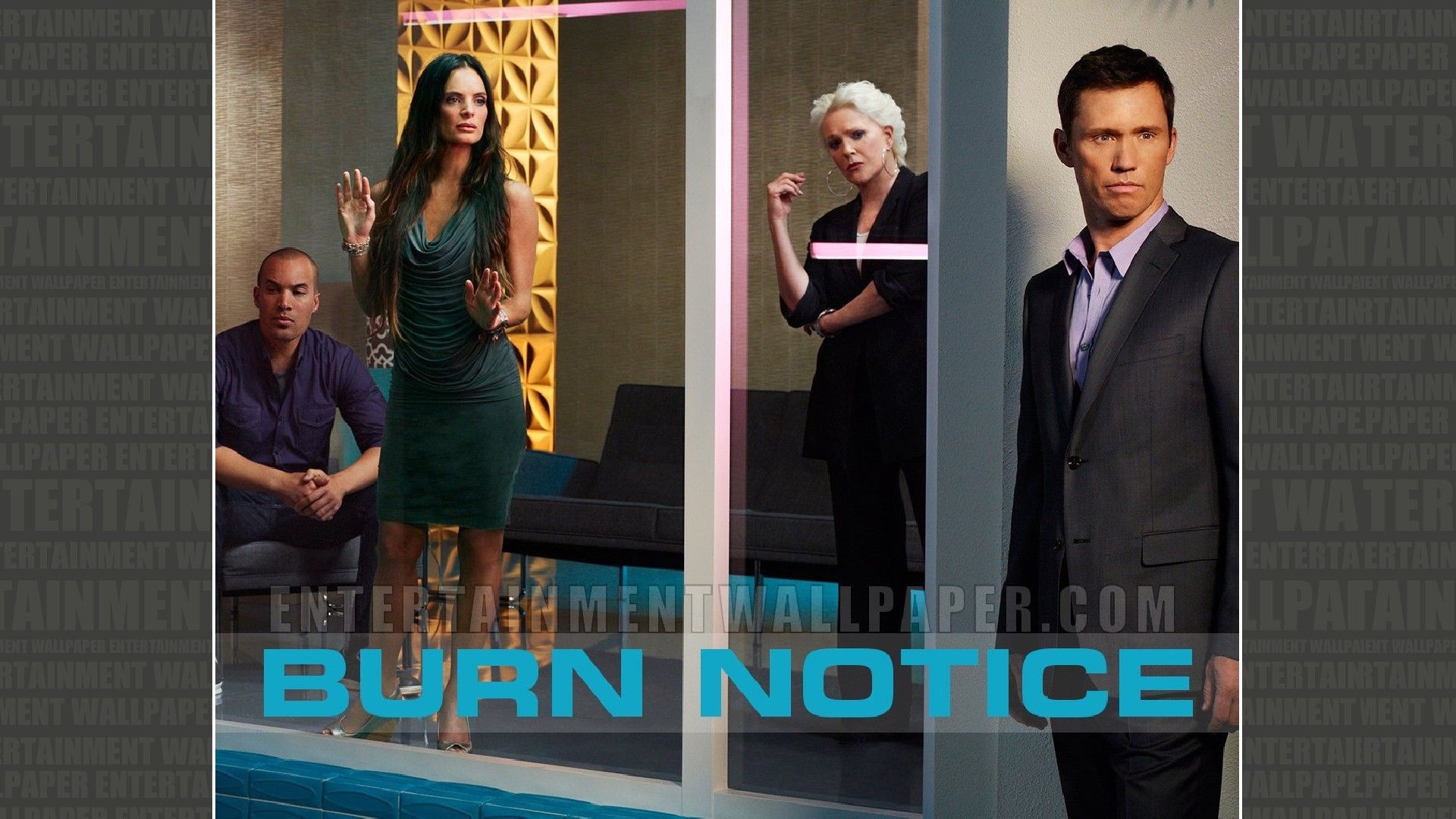 Burn Notice wallpaper, Jeffrey Donovan, Bruce Campbell, Show's characters, 1920x1080 Full HD Desktop