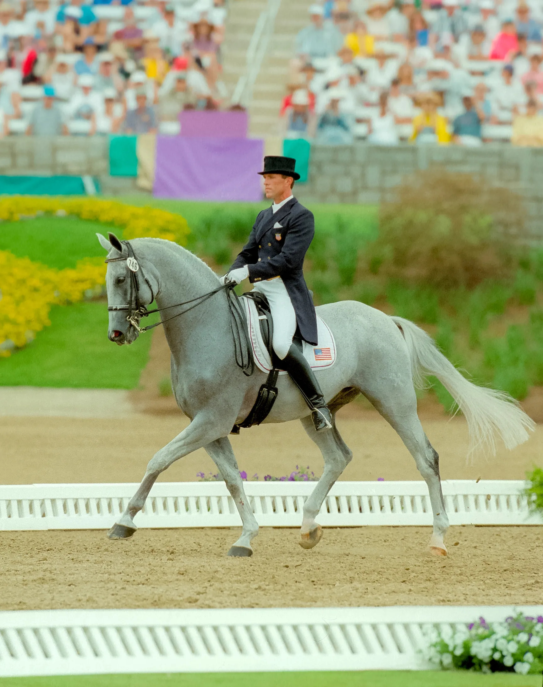 Dressage sports, American dressage legends, Graf George, Equestrian excellence, 1730x2190 HD Phone