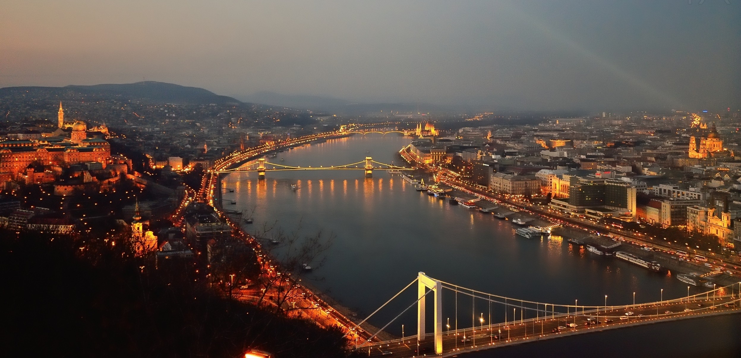 Hungary travels, Budapest HD wallpapers, Background images, 2500x1210 Dual Screen Desktop