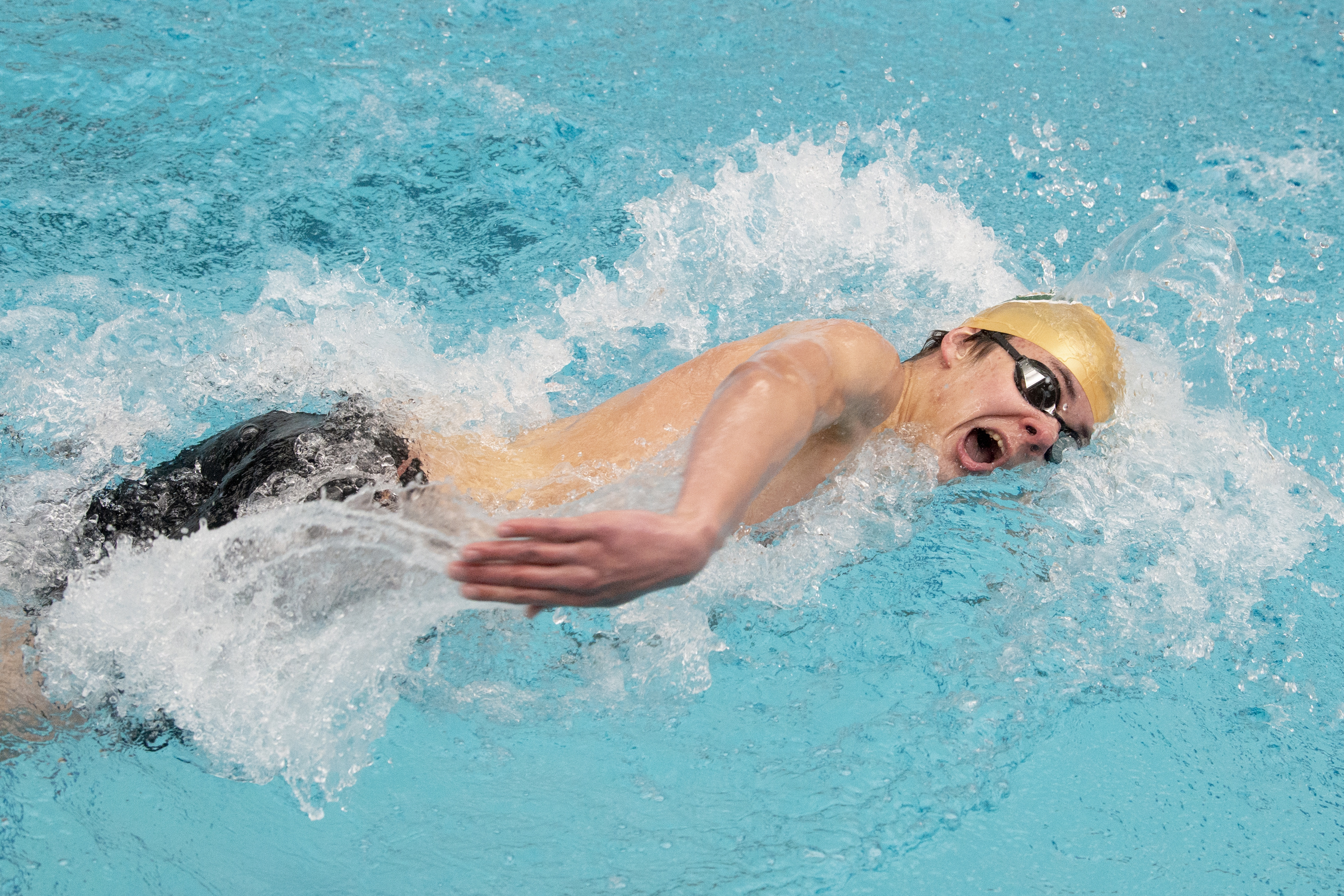 Front crawl technique, Ann Arbor skyline, State swimming titles, Grand Rapids, 3200x2140 HD Desktop