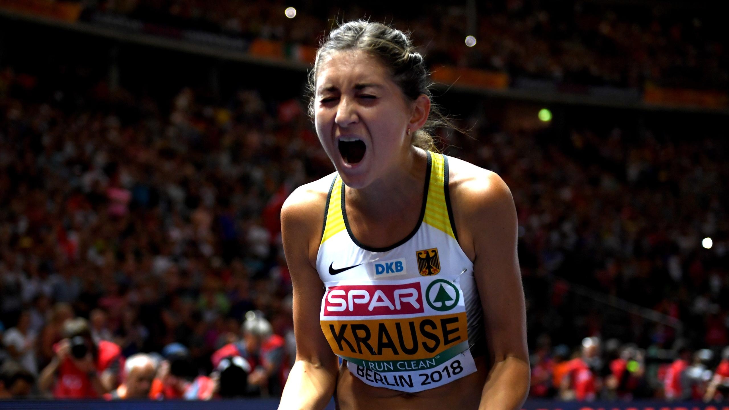 Gesa Felicitas Krause, Berlin athletics, European championship, Title contender, 2560x1440 HD Desktop