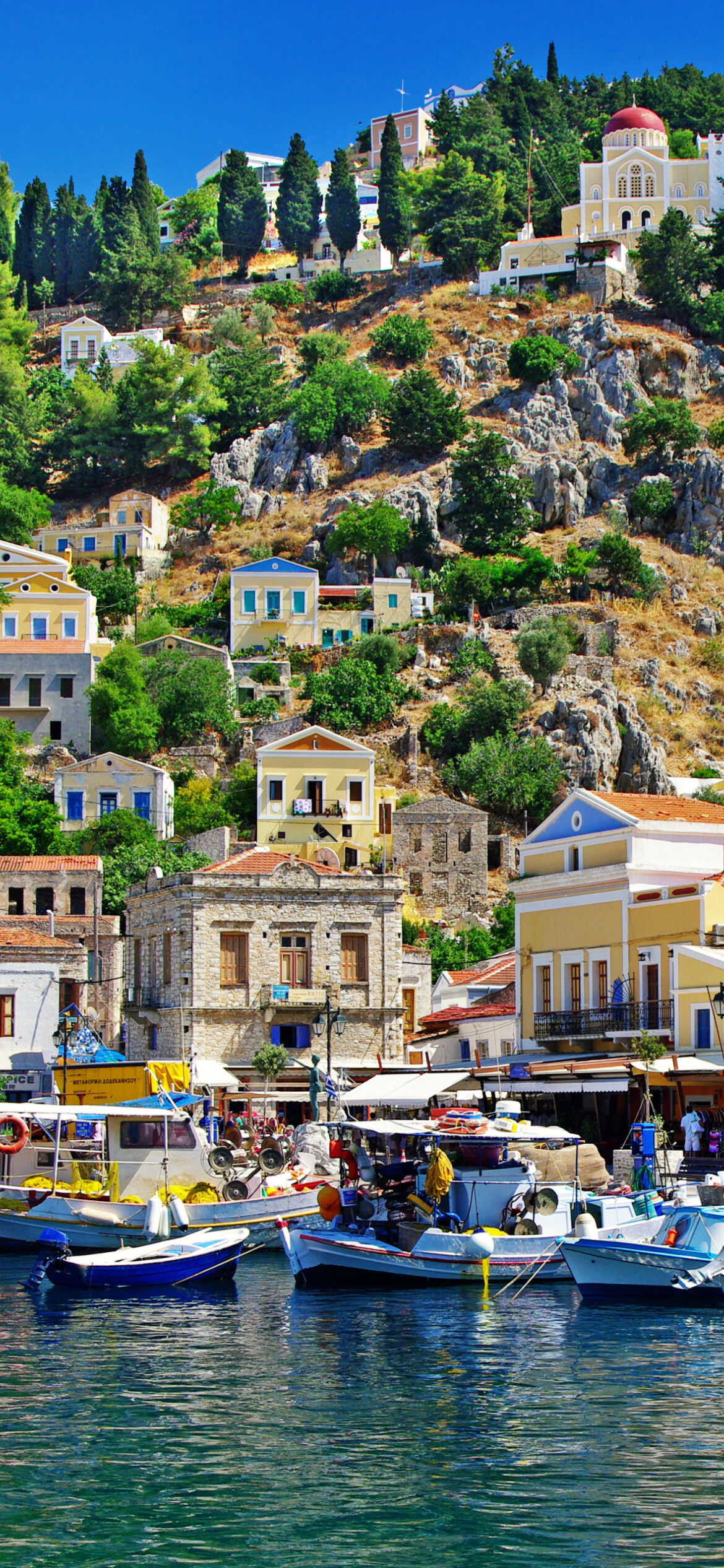 Greece wallpaper, iPhone 12 Pro, Greek wonders, Digital travel, 1170x2540 HD Phone