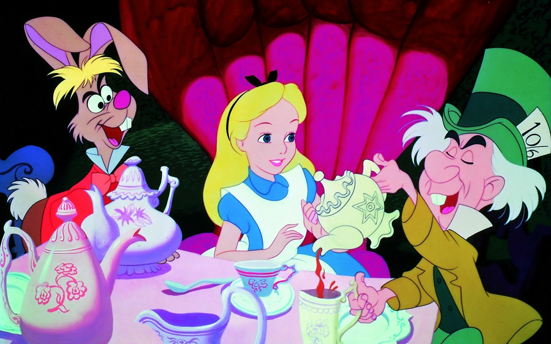 Alice and Hatter, Alice In Wonderland Wallpaper, 1920x1200 HD Desktop