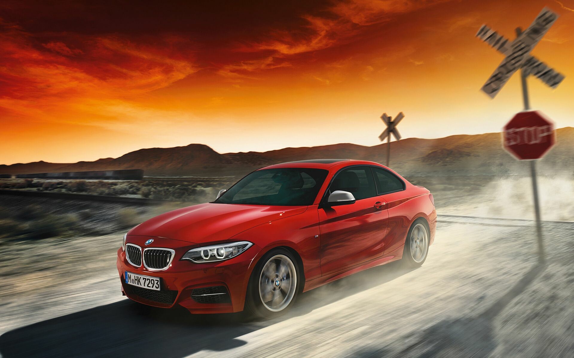 BMW 2er coupe, Pictures, Videos, Red BMW, 1920x1200 HD Desktop