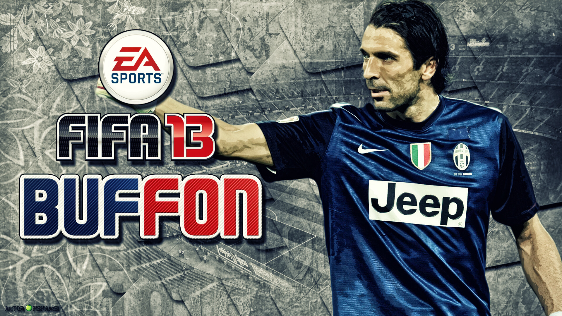 FIFA 13, Gianluigi Buffon Wallpaper, 1920x1080 Full HD Desktop