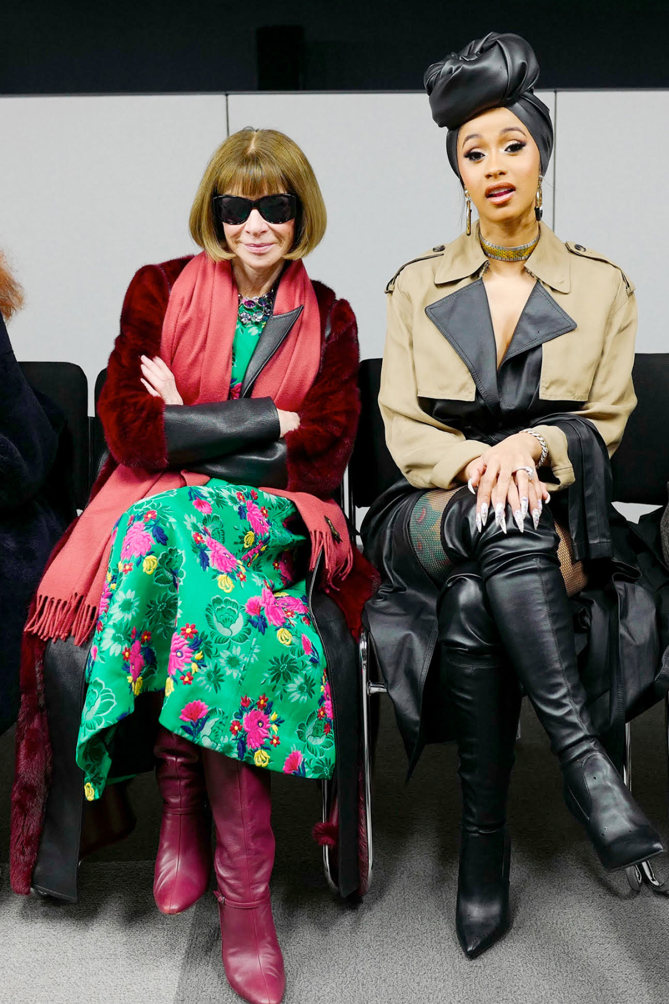 Anna Wintour, Celebs, Cardi B, Fashion week integration, 1340x2000 HD Phone