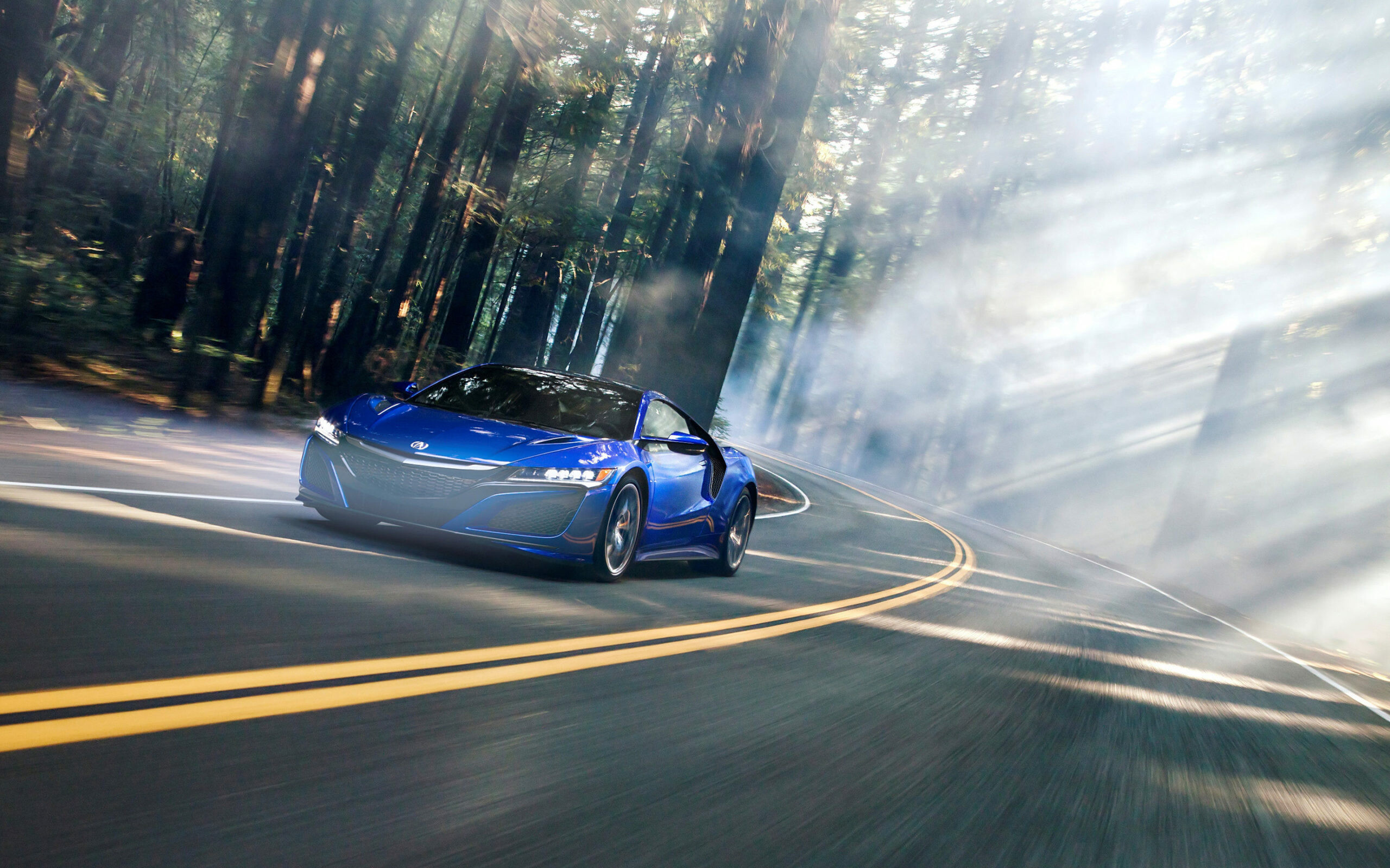 Acura NSX, 4K visuals, Futuristic vibes, Stunning ride, 2560x1600 HD Desktop