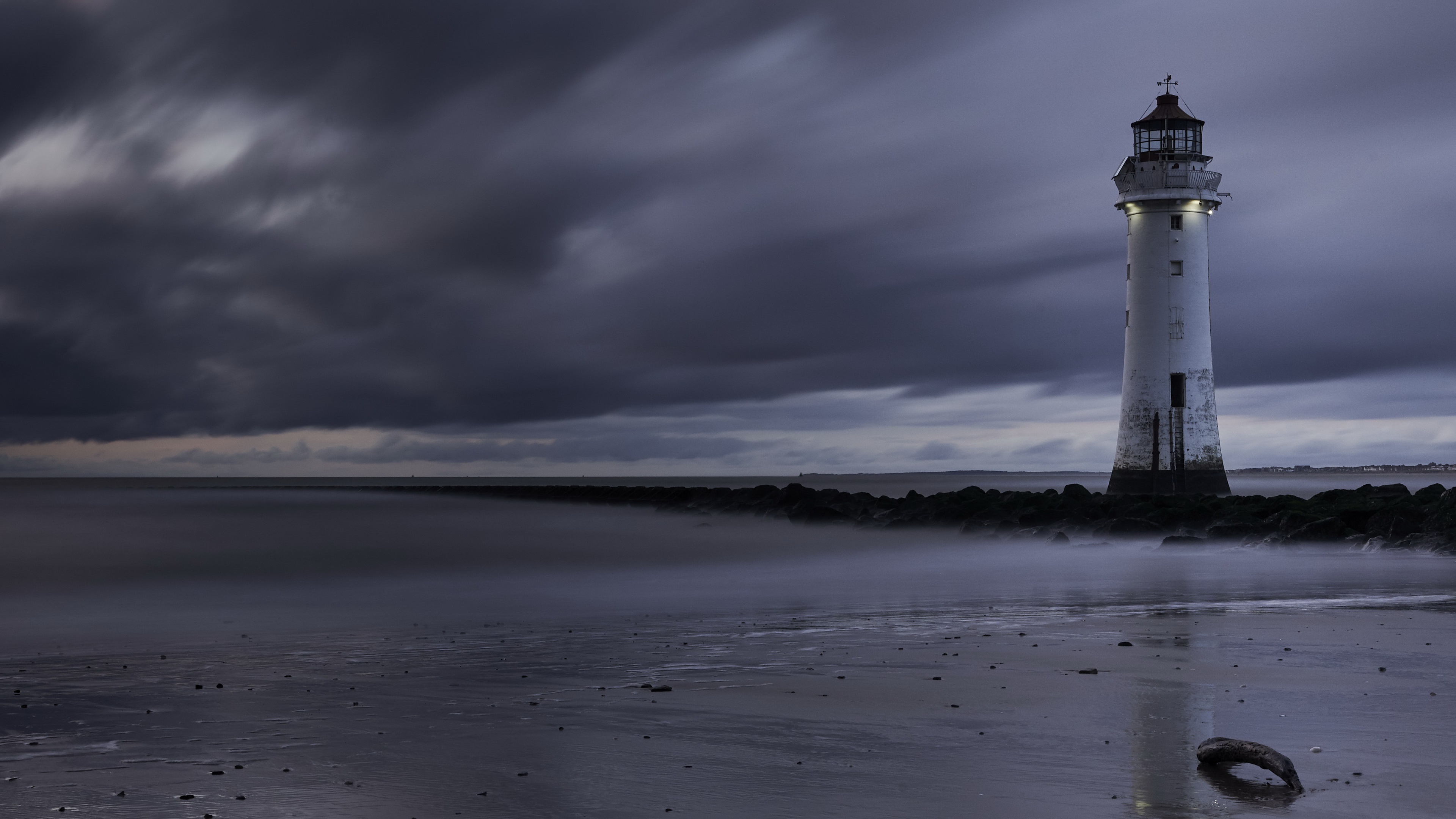 Lighthouse, Ultra HD wallpaper, Breathtaking view, Serene atmosphere, 3840x2160 4K Desktop